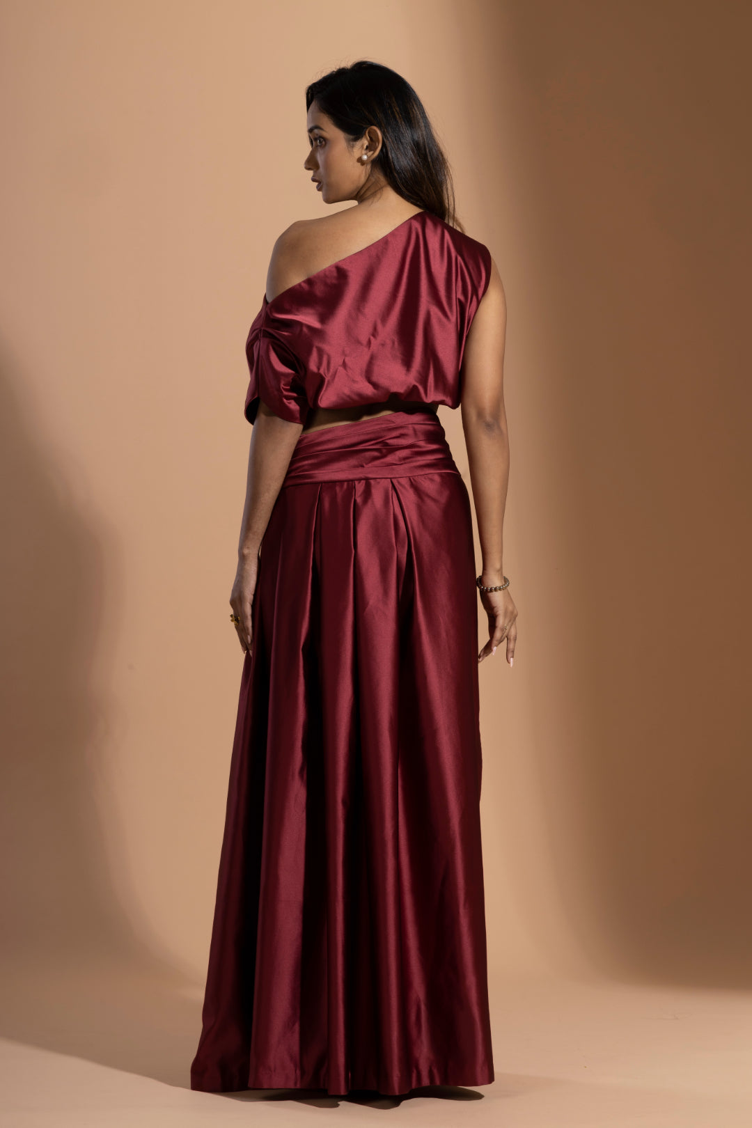 Crimson Satin Grace Set