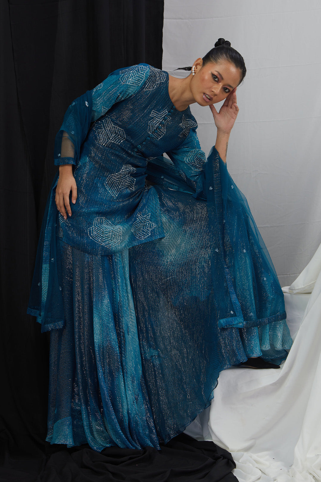 Printed Sharara Set with Dupatta