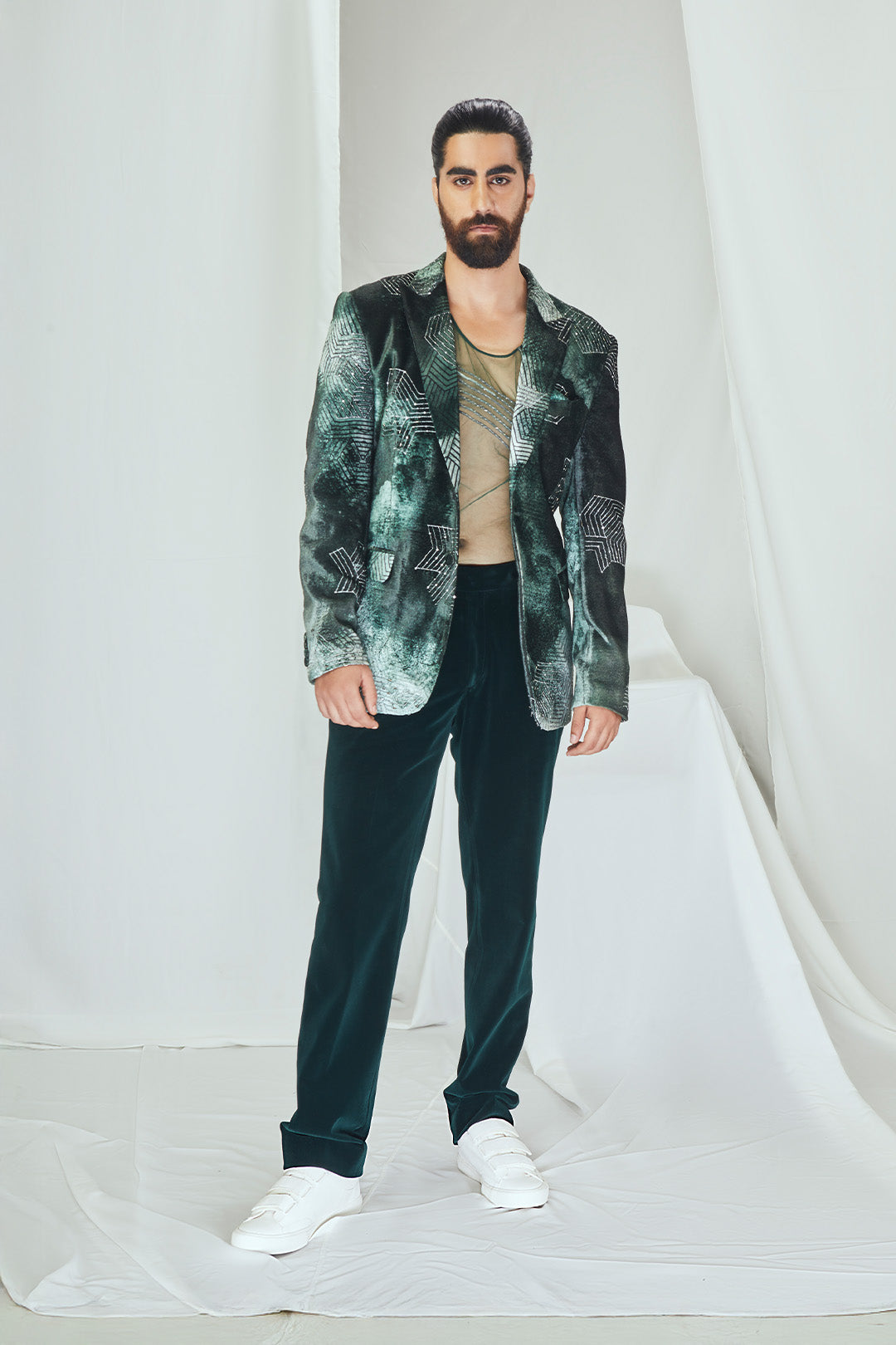 Velvet Straight Pants