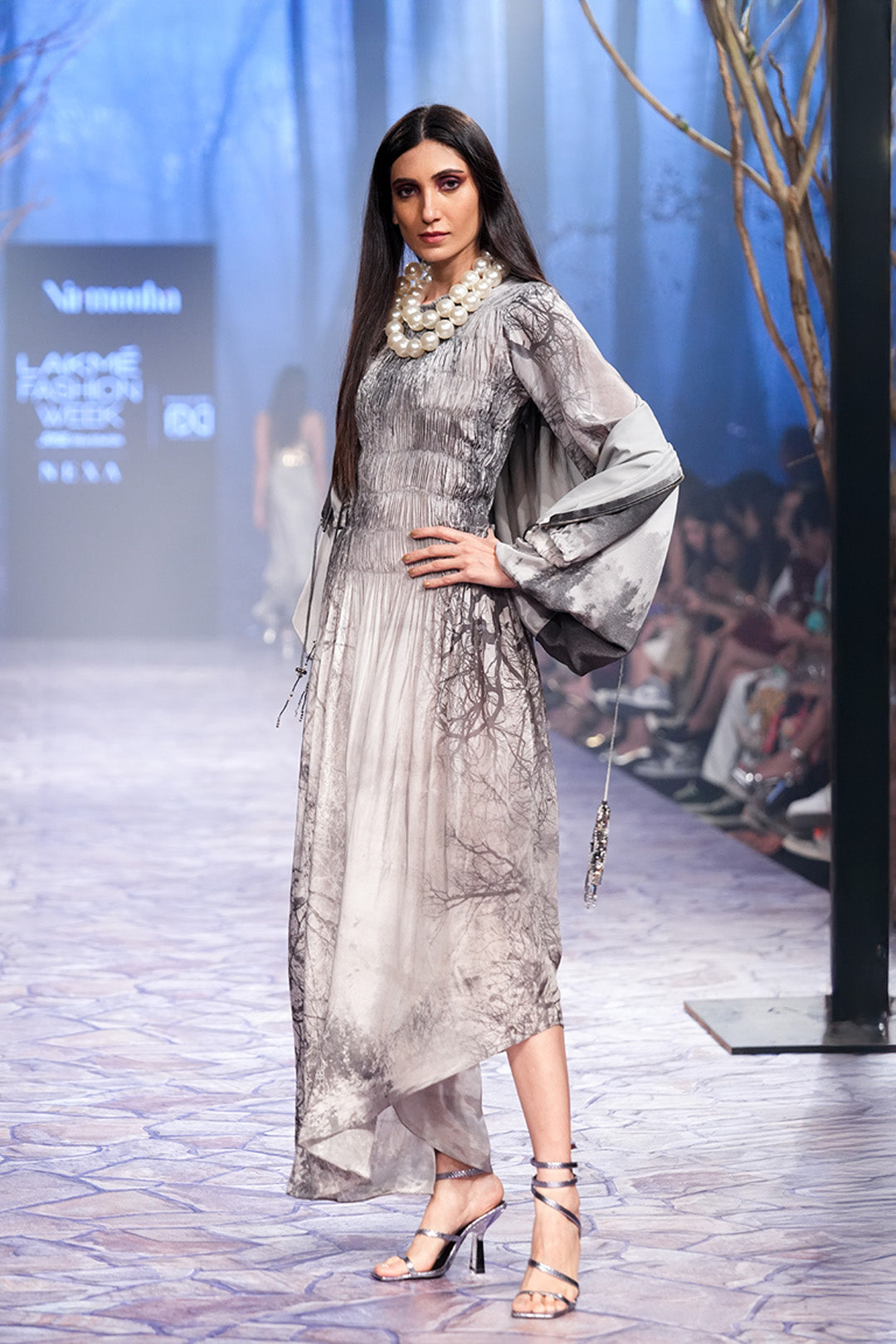 Smocking Asymmetrical Dress