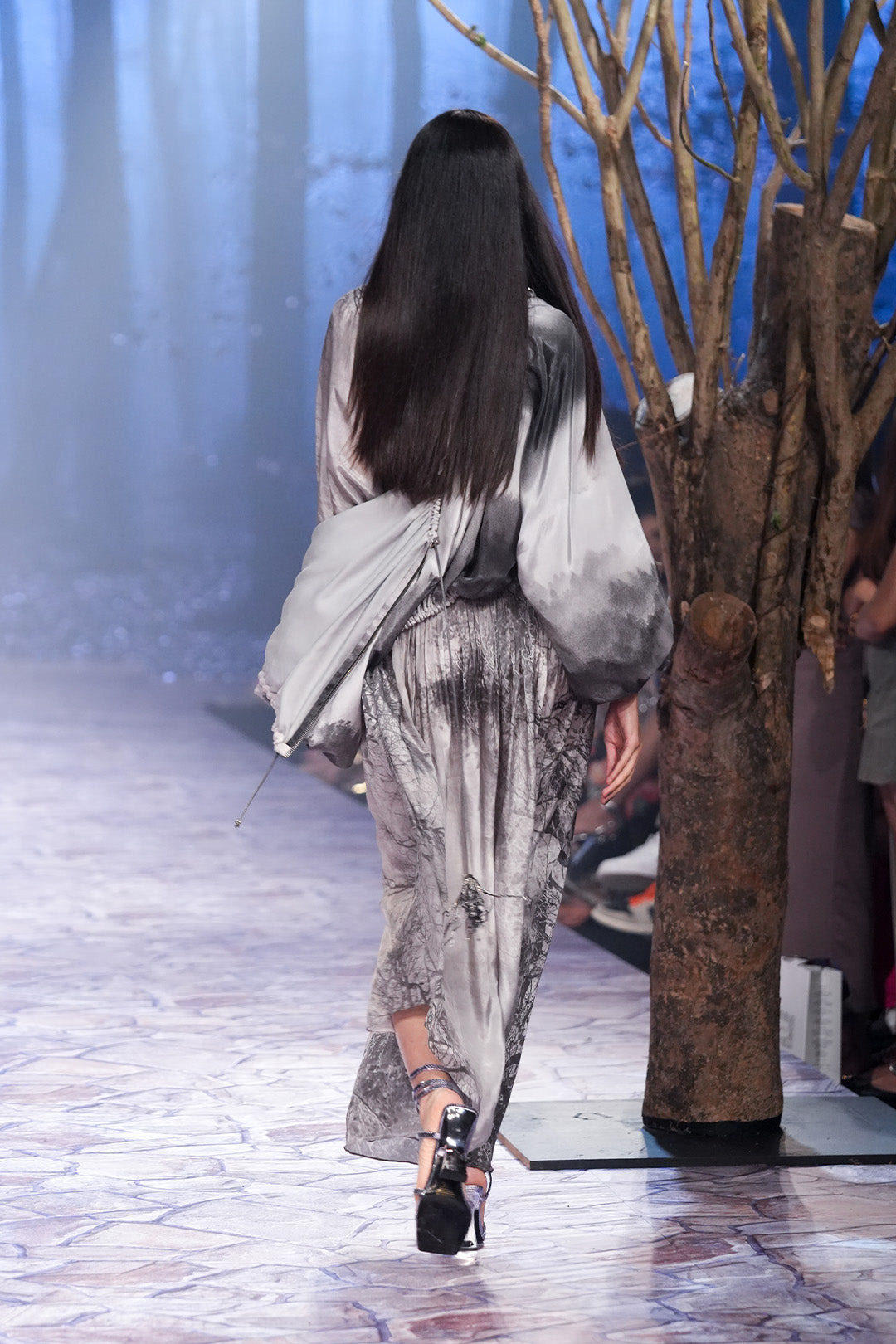 Smocking Asymmetrical Dress