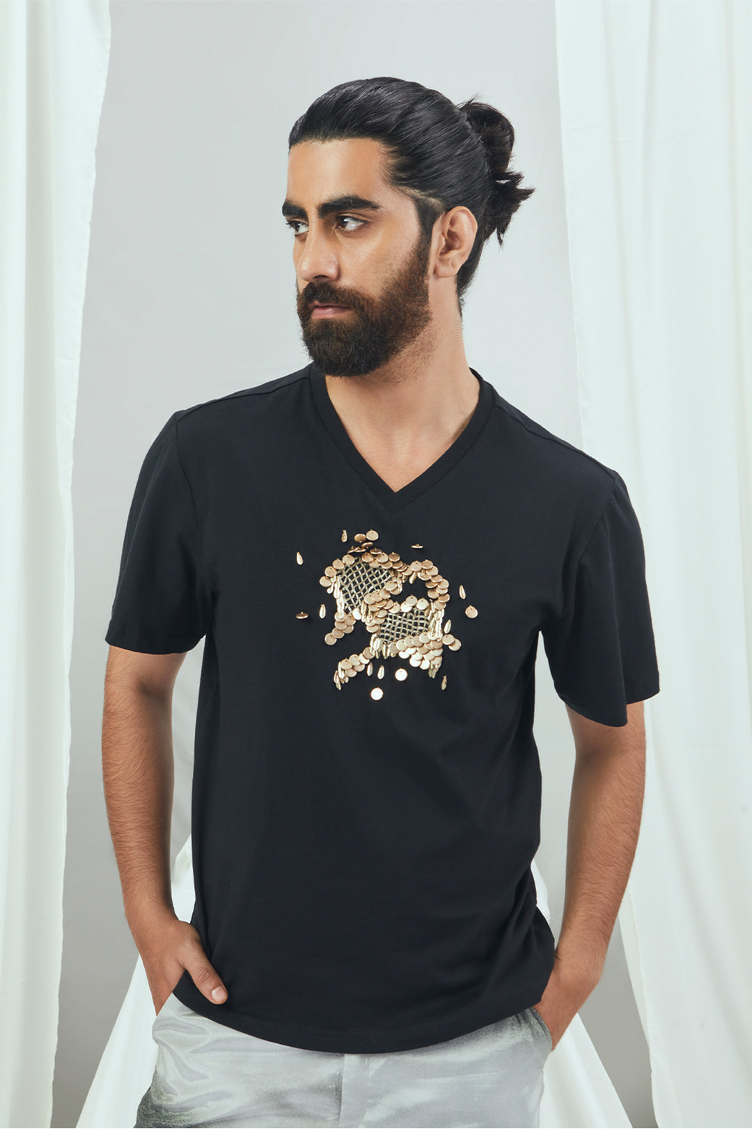 Carbon Embellished T-Shirt