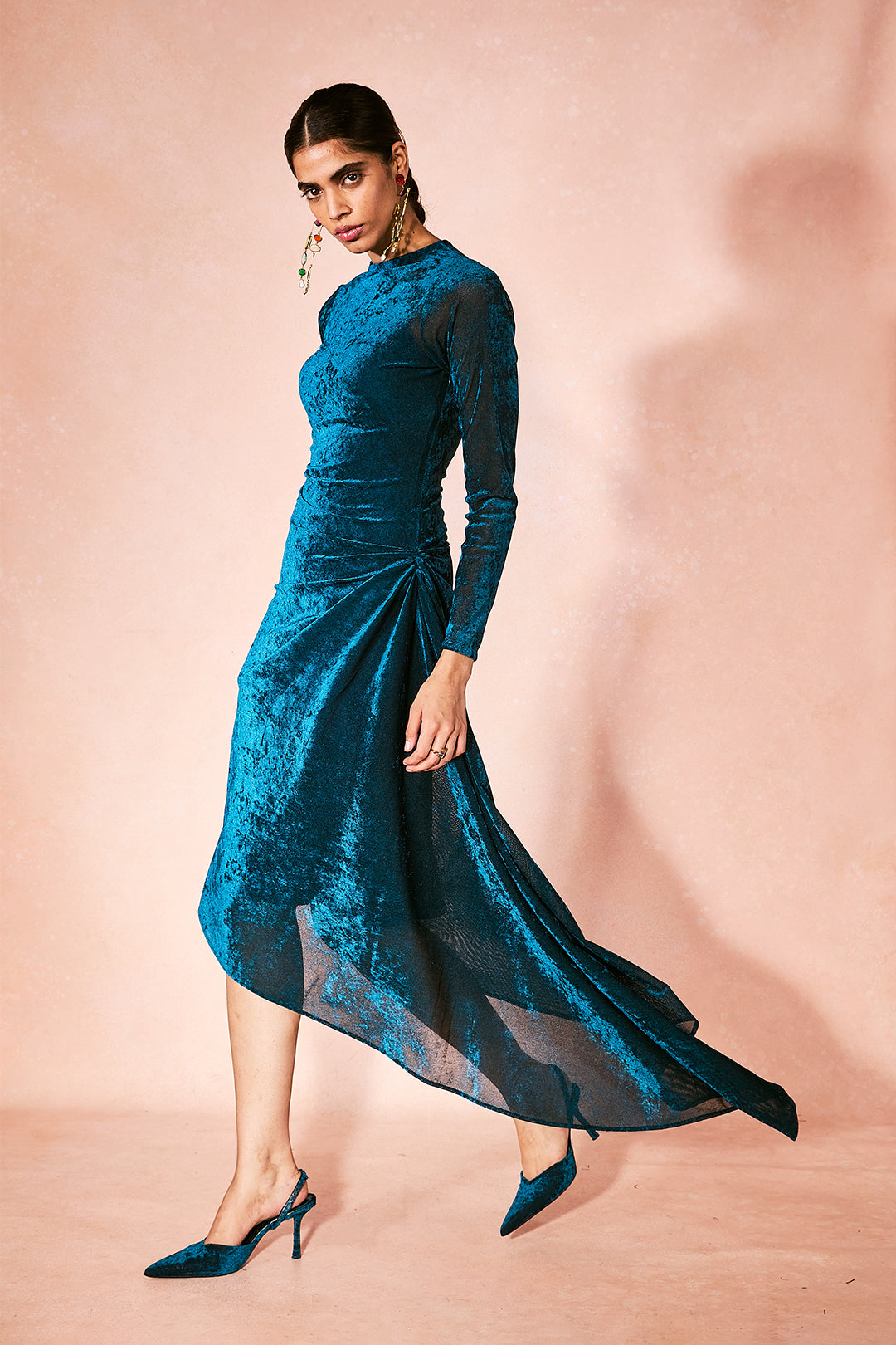 Midnight Drape dress