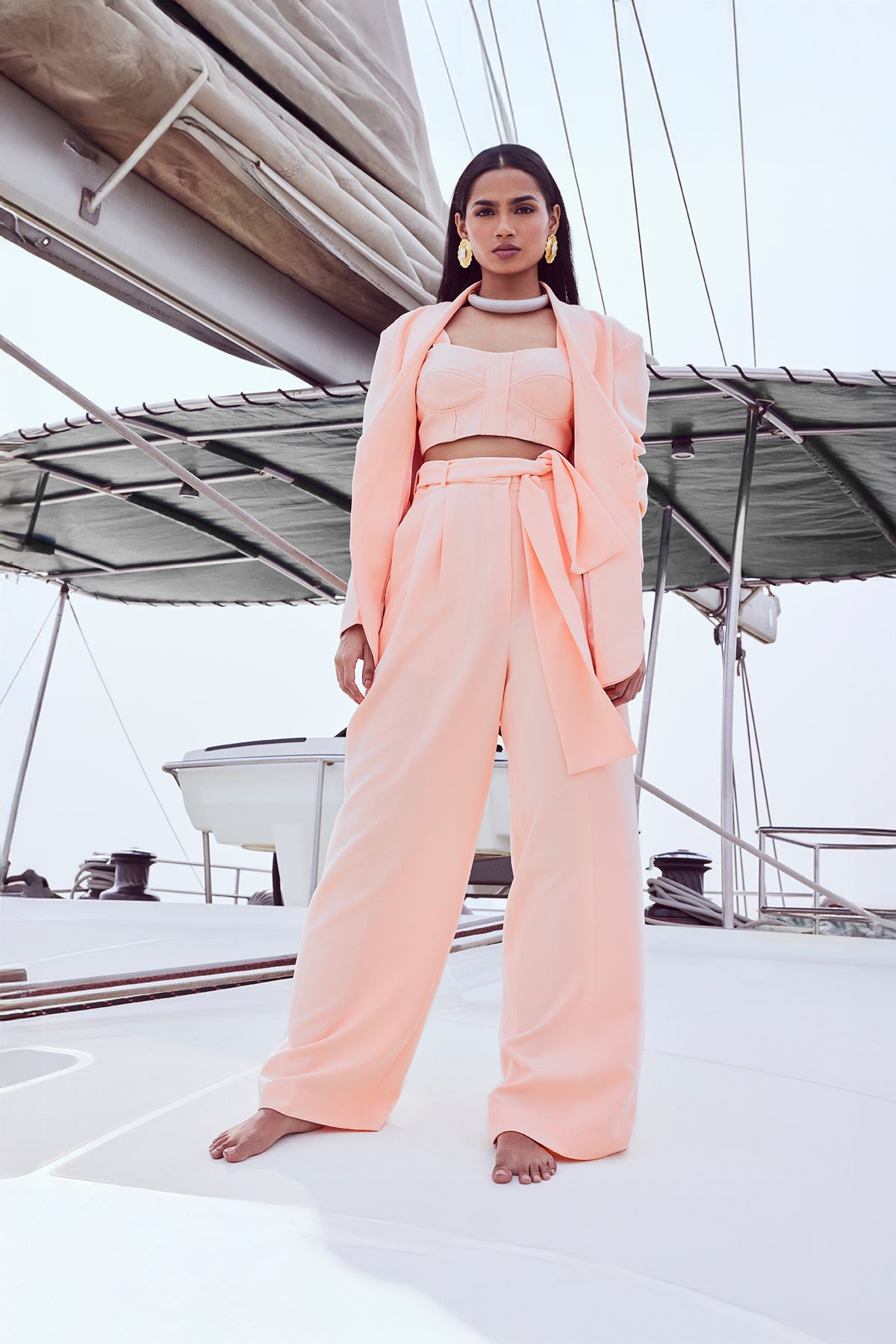 Power Chic Belted Blazer Set