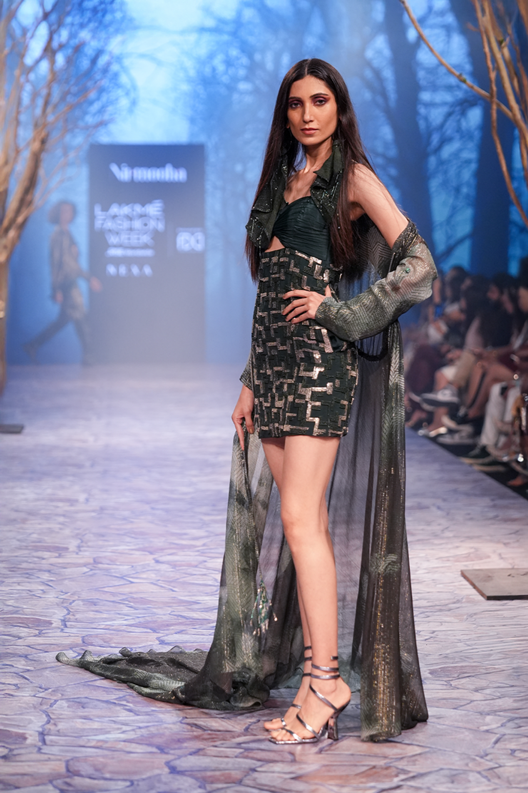 Embellished Mini Dress