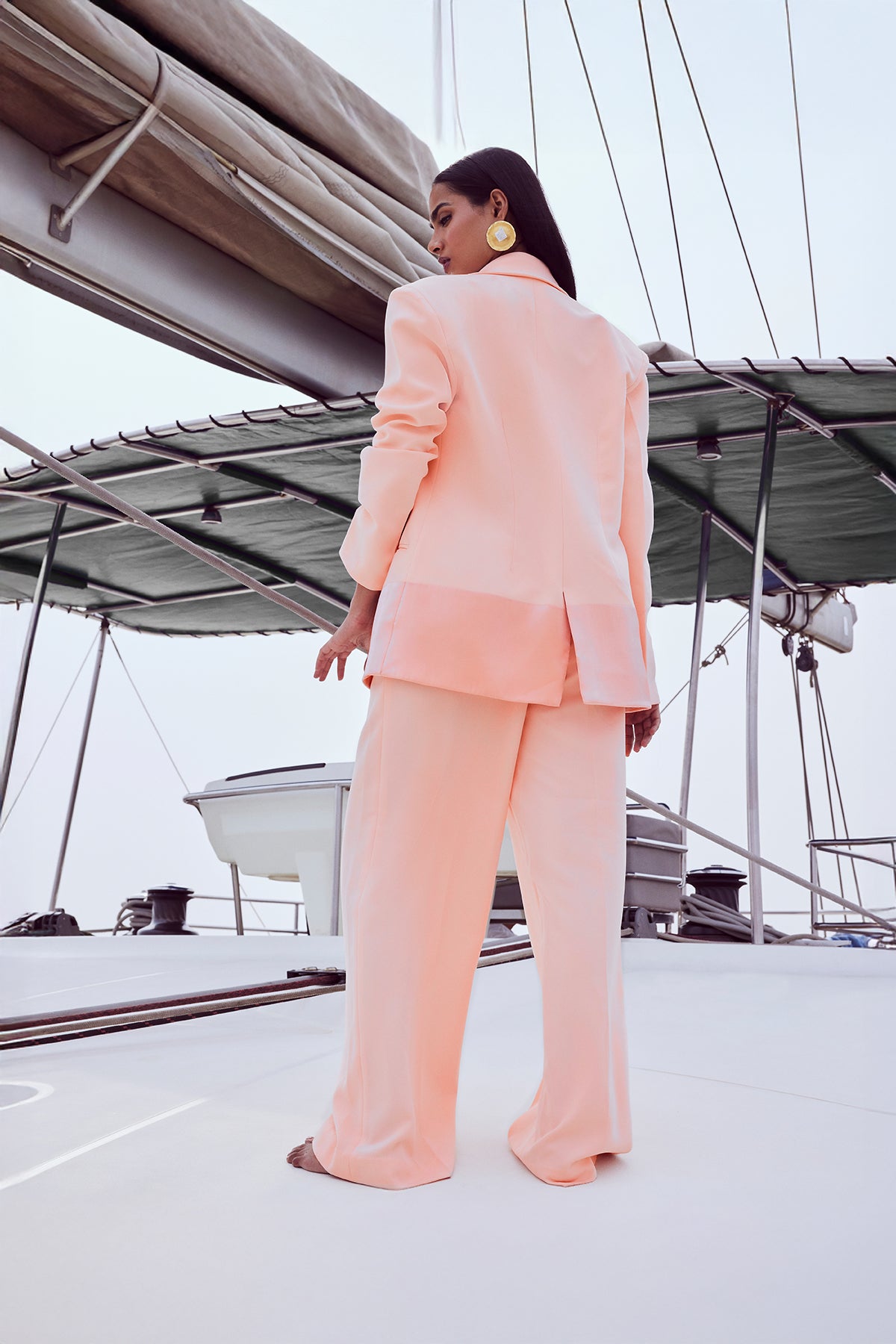 Power Chic Belted Blazer Set