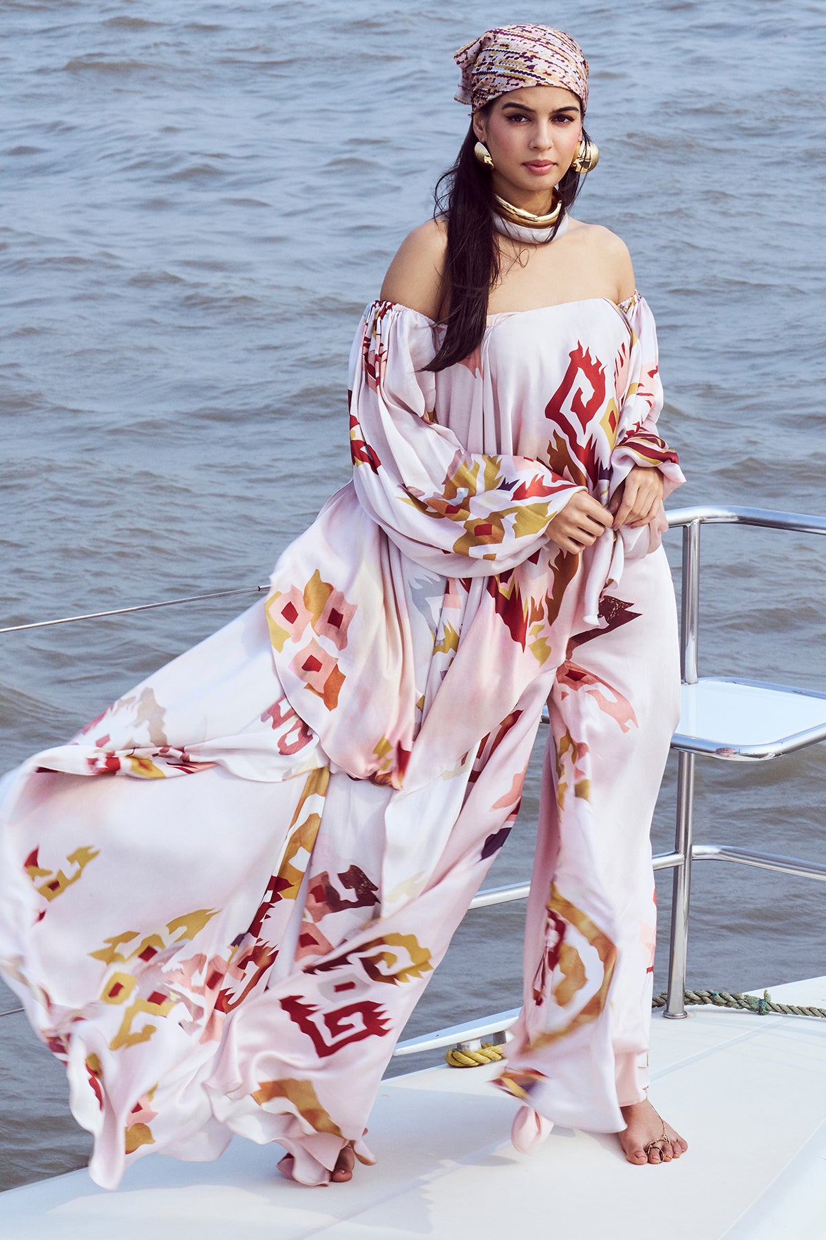 Patola Printed Flared Pants