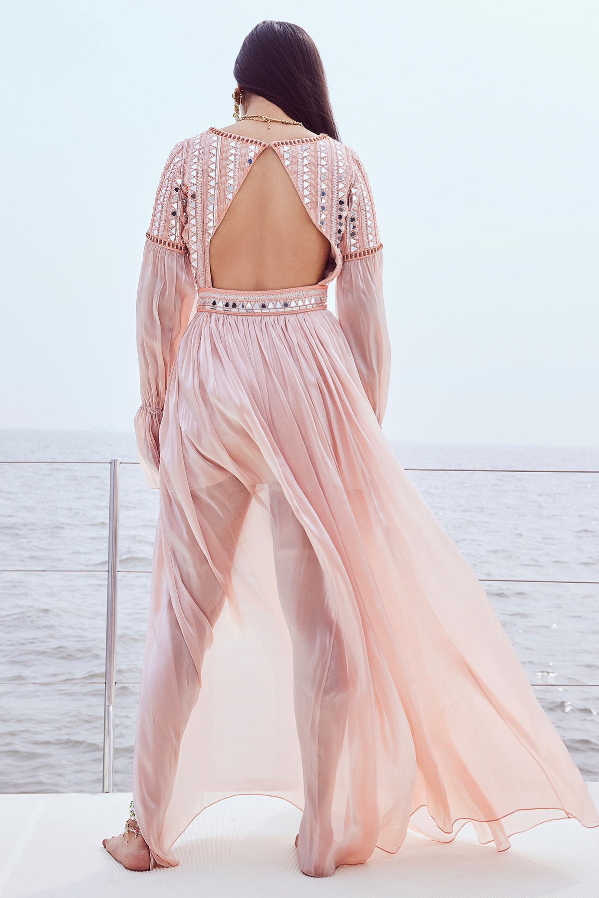 Hand Embroidered Gown