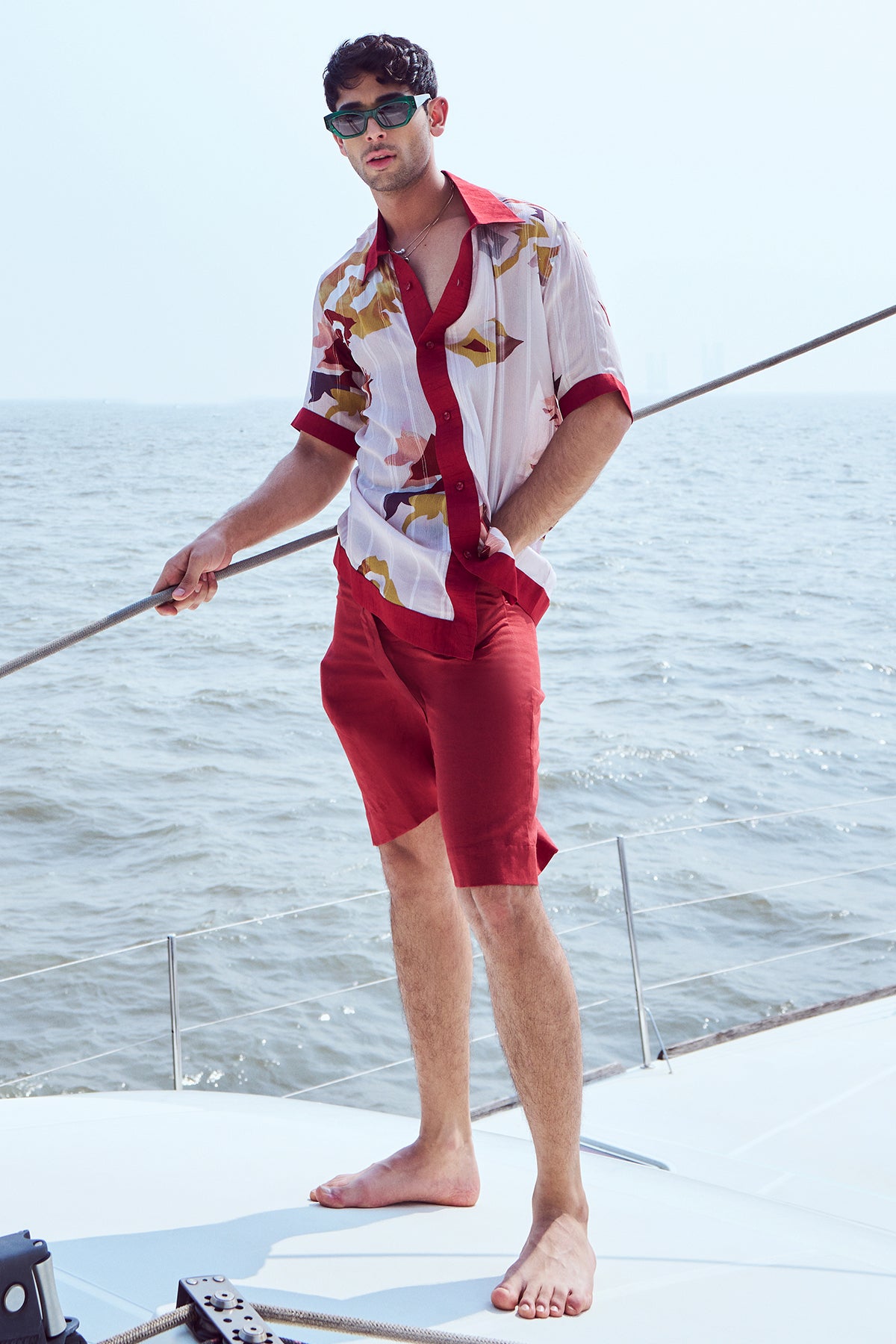 Patola Printed Shirt with Short Sleeves