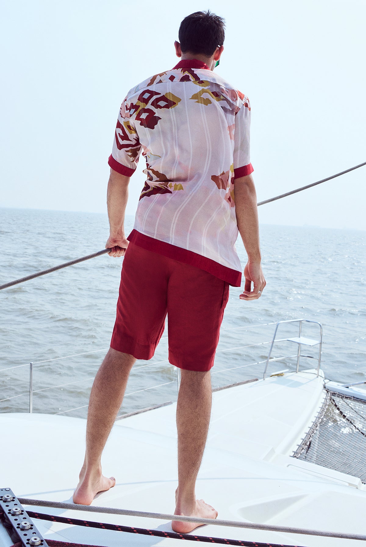 Patola Printed Shirt with Short Sleeves