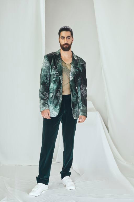 Velvet Straight Pants - Sale