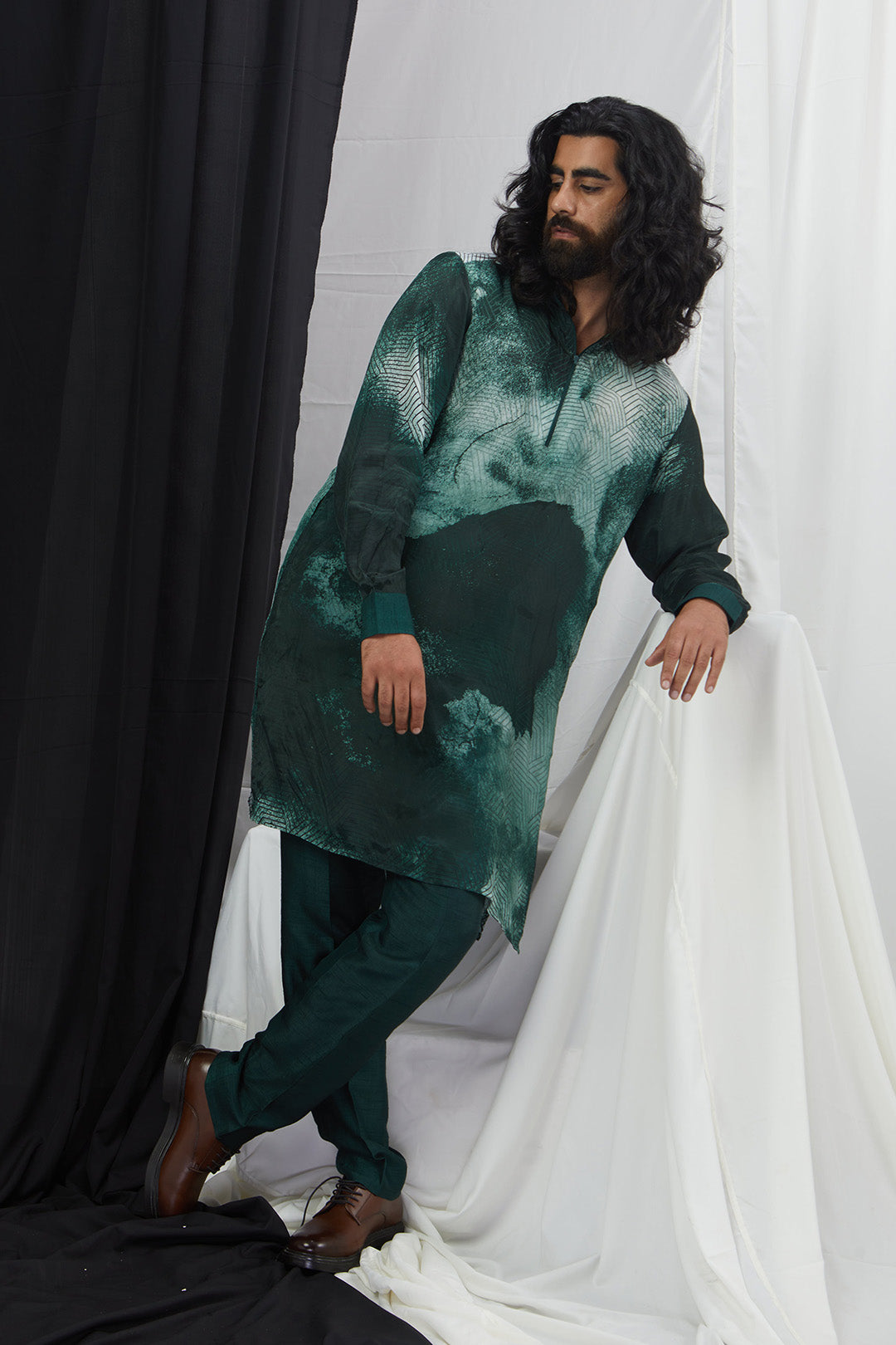 Printed Kurta Set with Pants