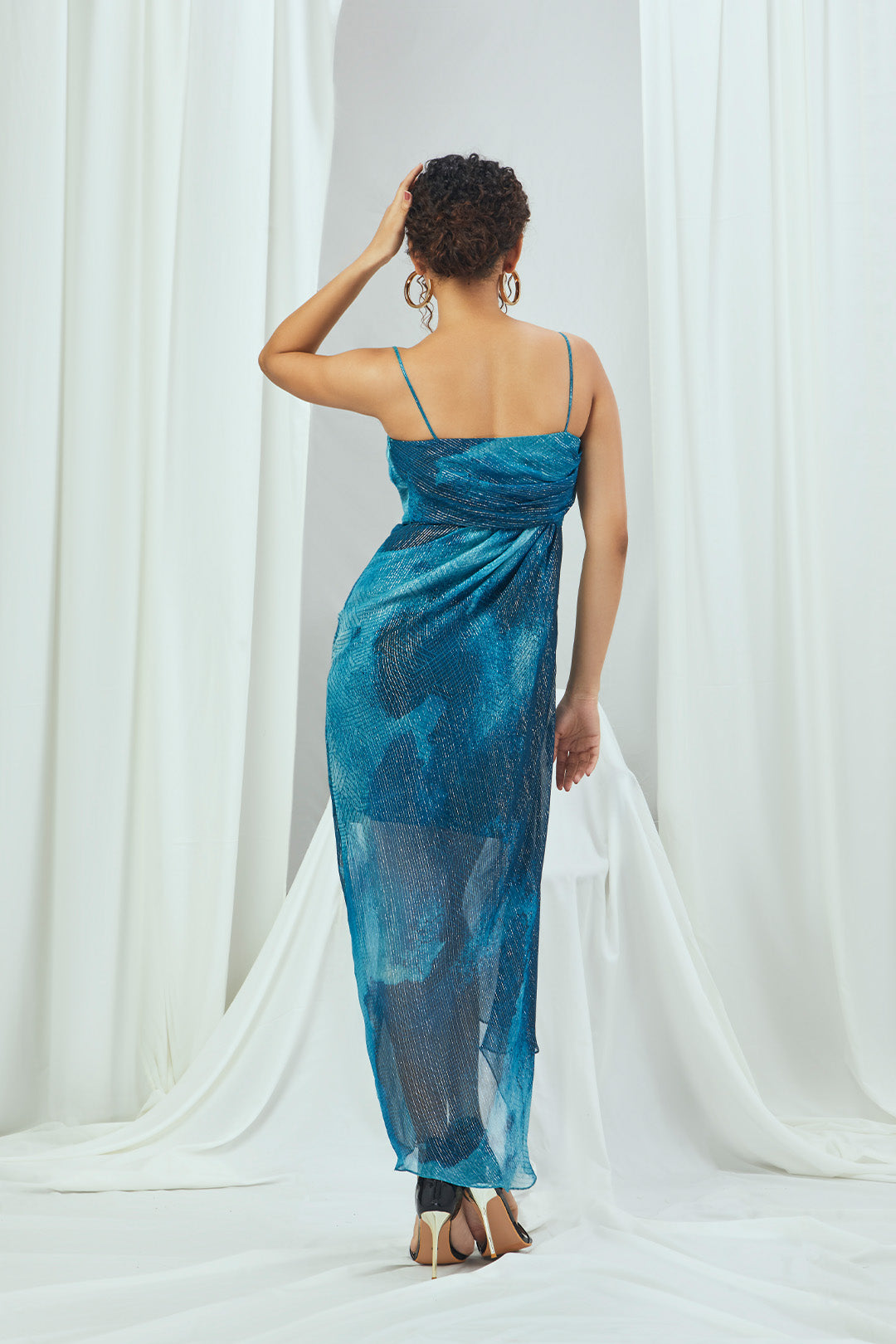 Sweetheart Drapped Gown