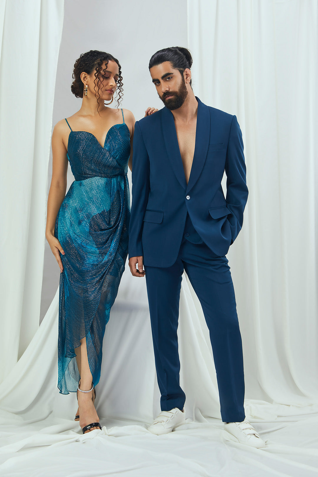 Jade Blue Blazer Set