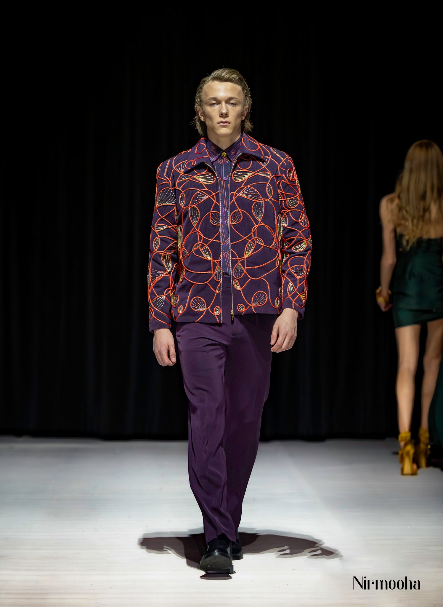 Plum Inferno Jacket Set