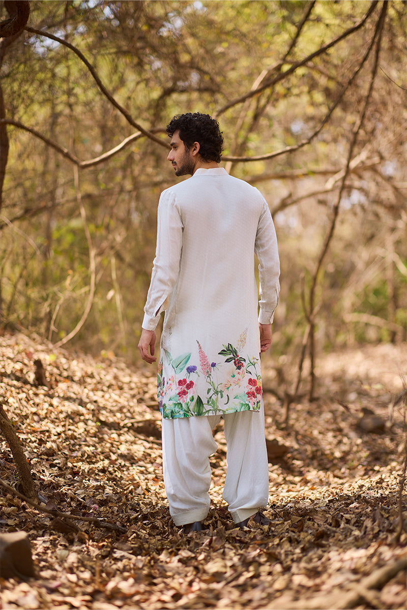 Ivory Bloom Kurta Set