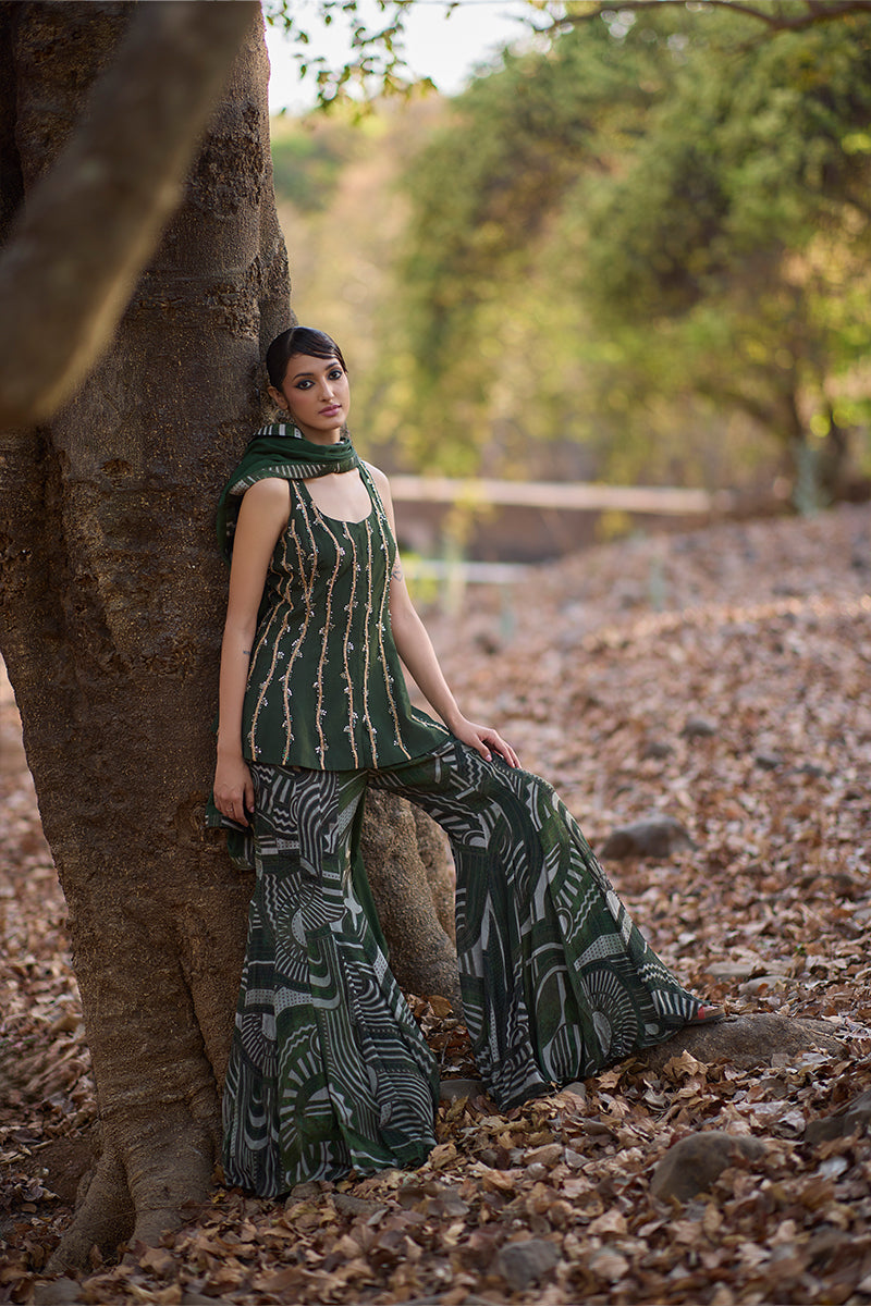 The Vangaurd Sharara Set