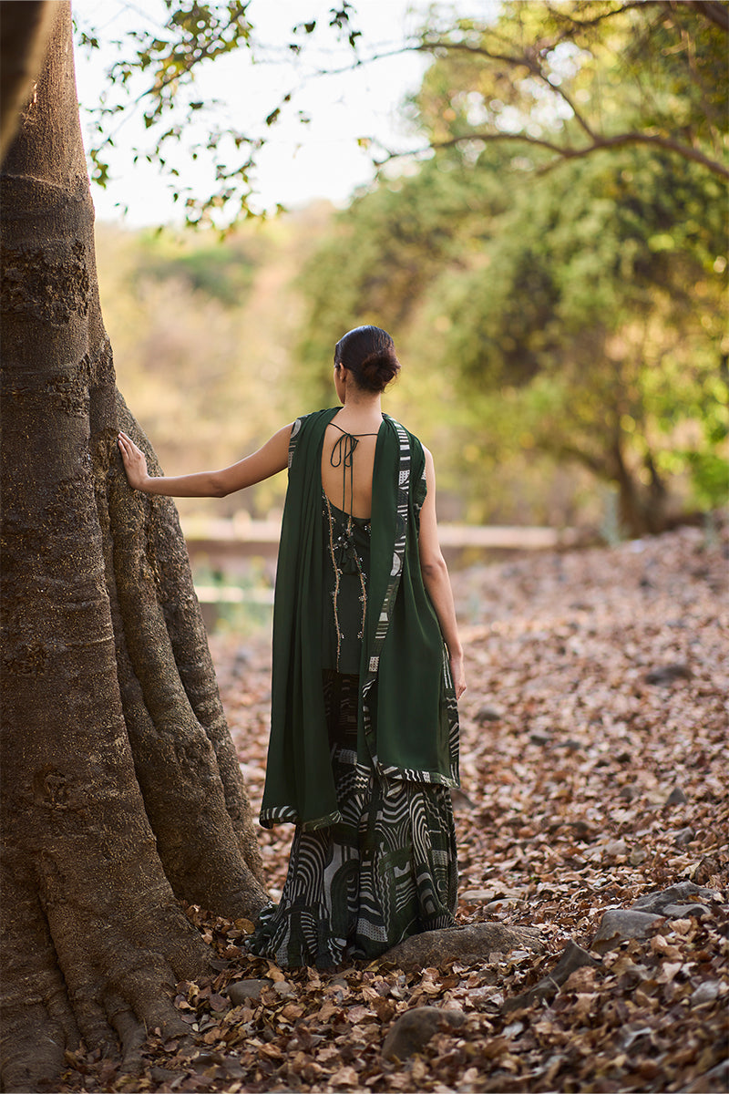 The Vangaurd Sharara Set