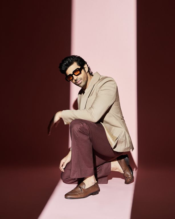 Ashim Gulati In Custom Nirmooha Beige Blazer