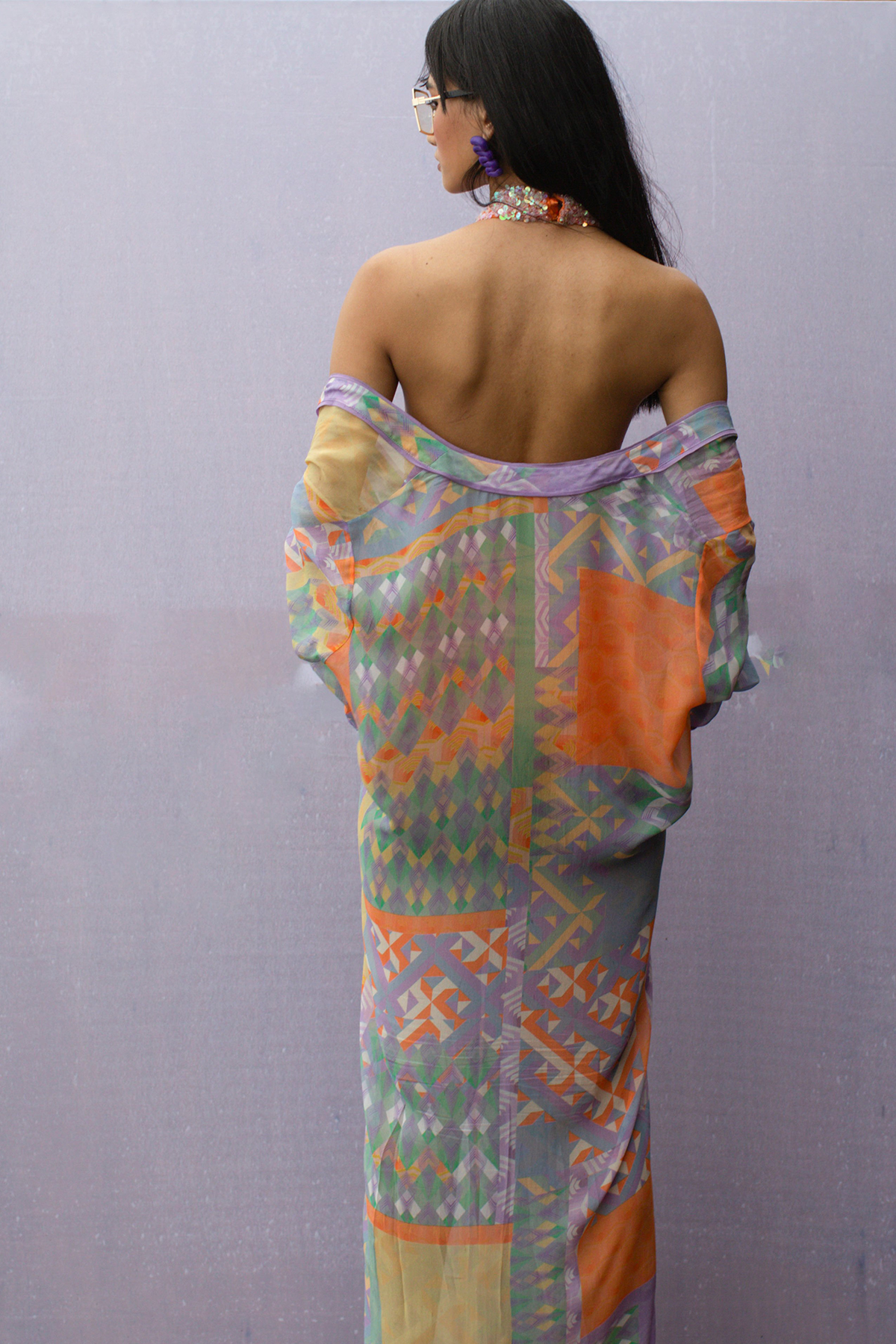 Multi-Geo Printed Cape