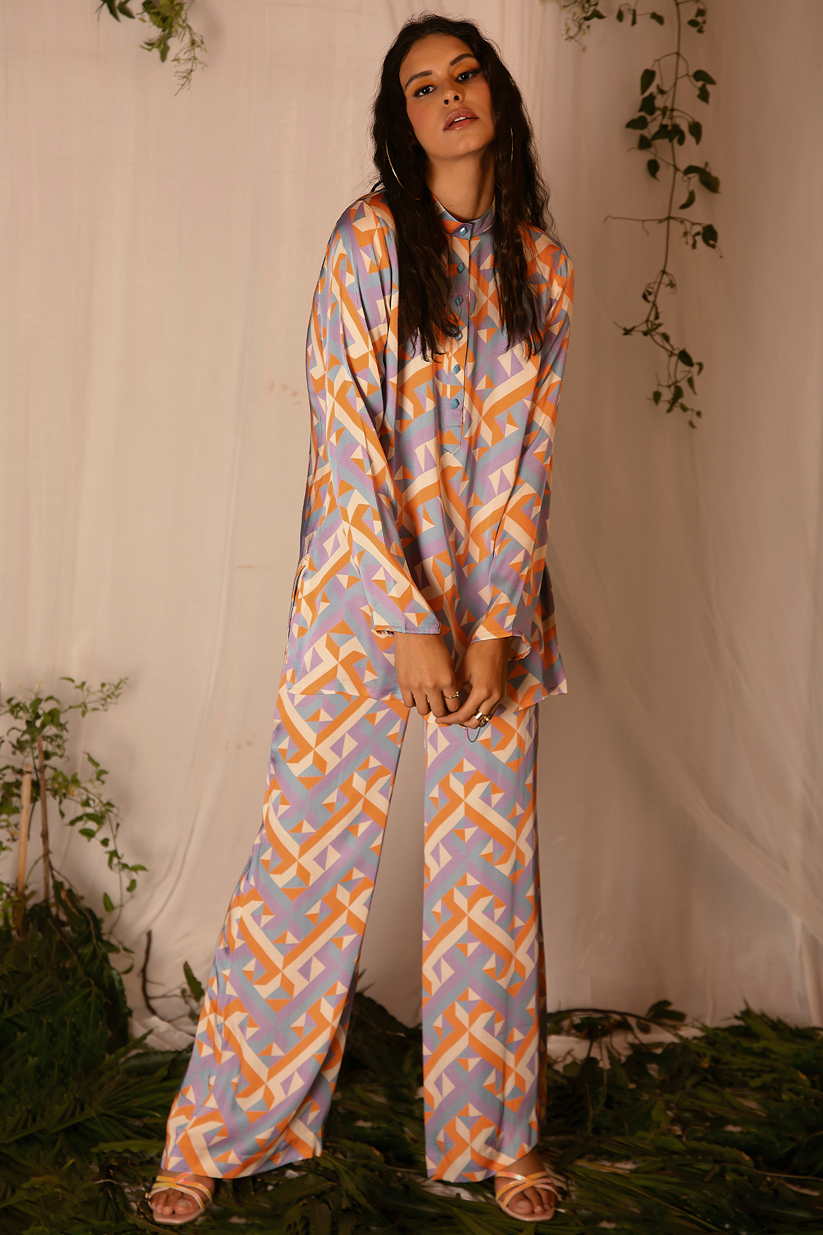 Printed Kurta with Pants