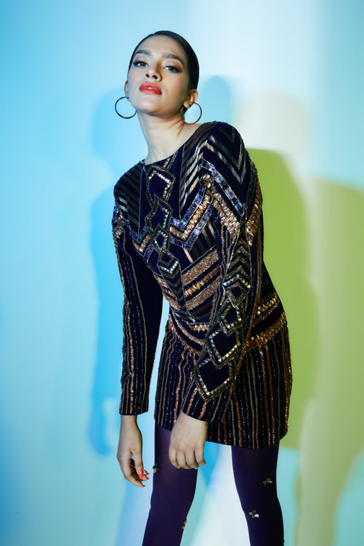 Hand-embroidered Stockings