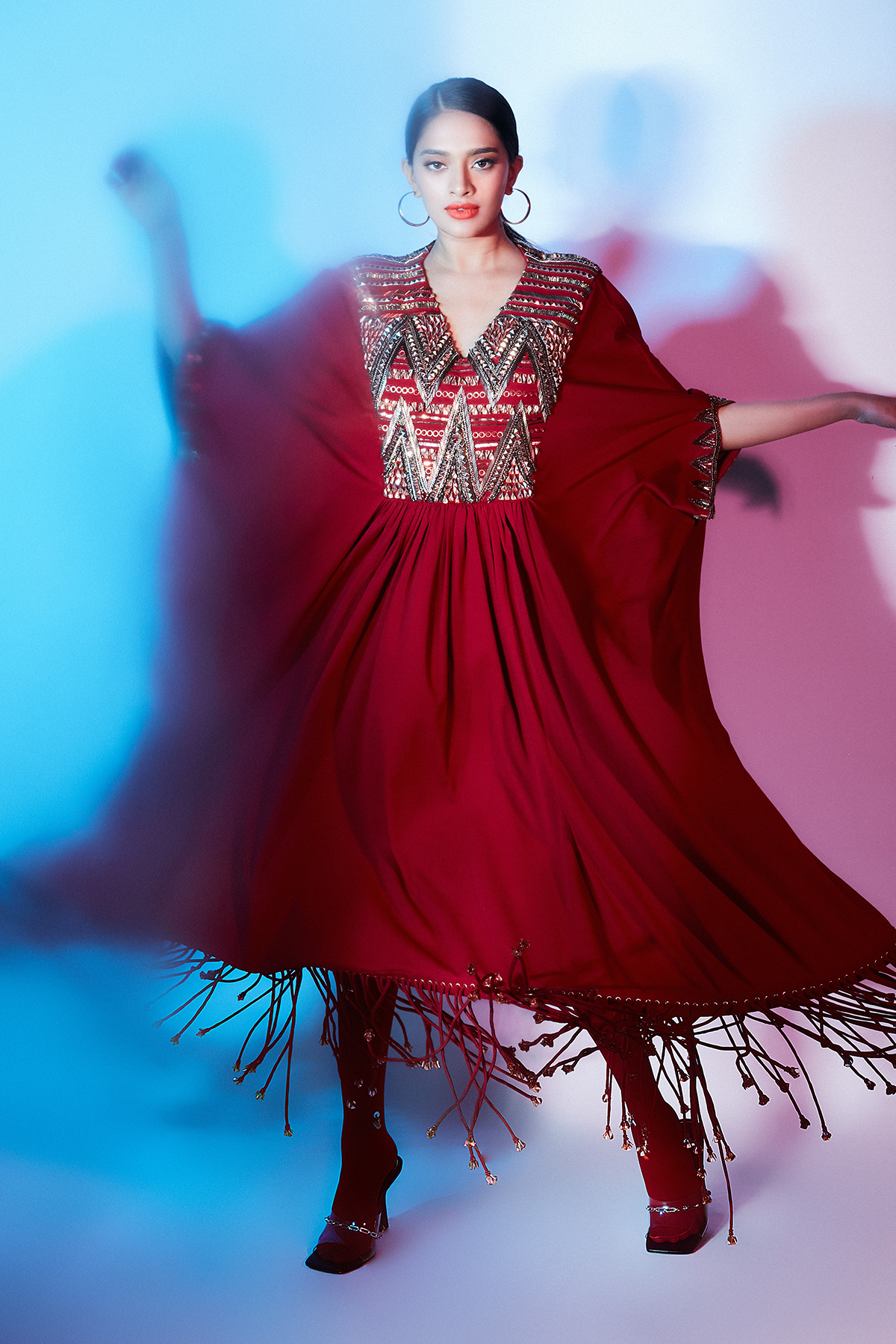 Hand-embroidered Stockings