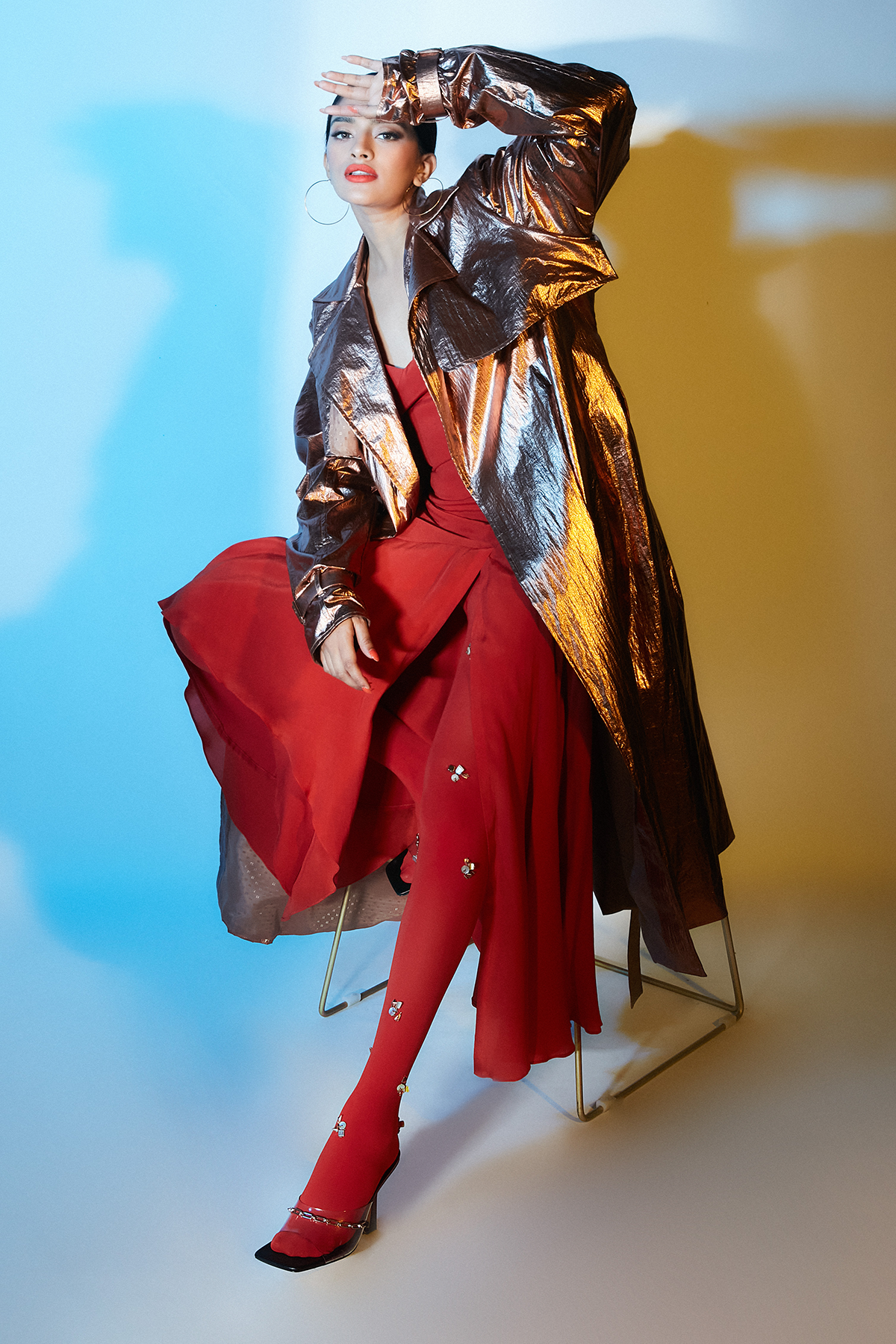 Hand-embroidered Stockings