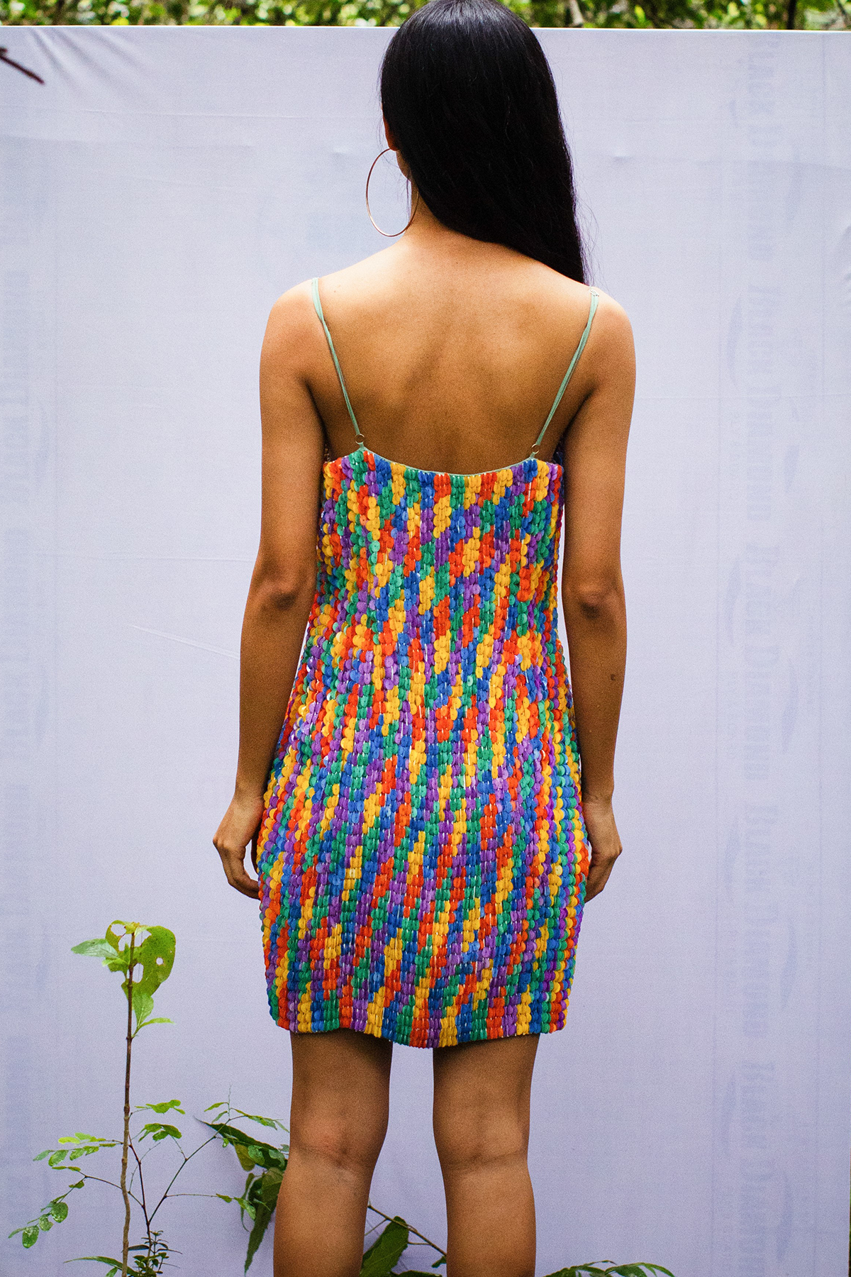 Handcrafted Sequin Embroidered Cami-Mini