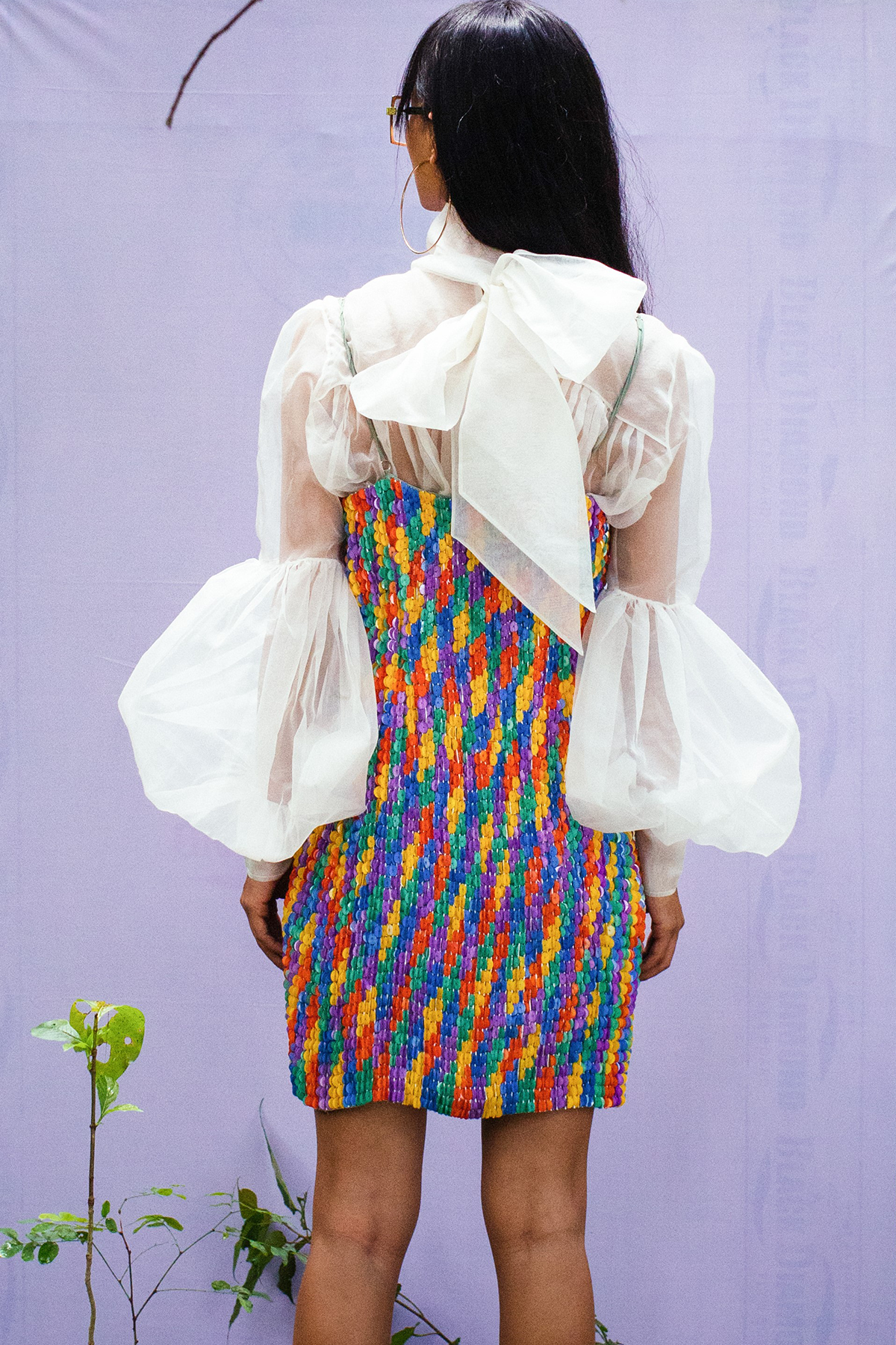 Handcrafted Sequin Embroidered Cami-Mini