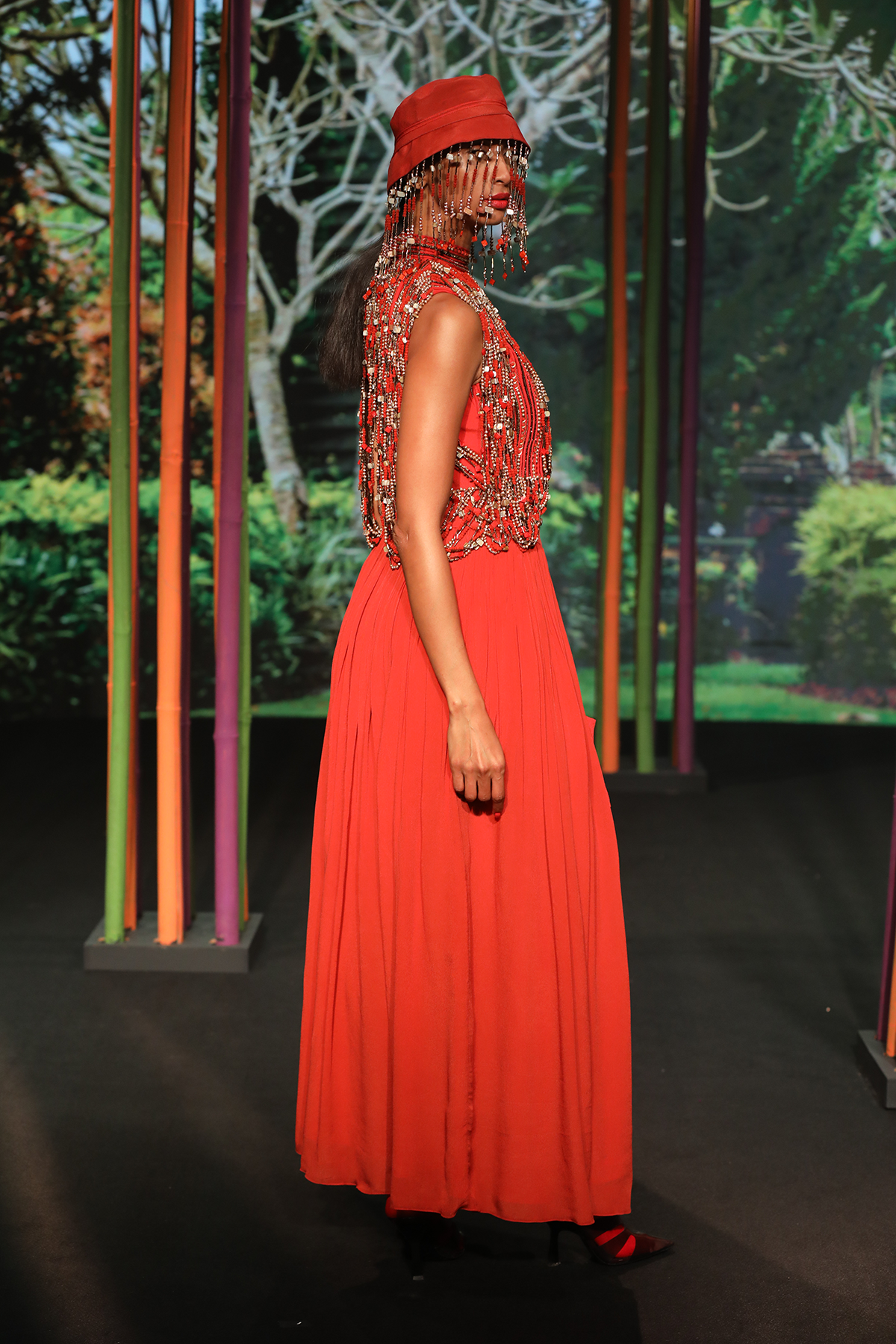 Hand-embroidered Tasseled Top