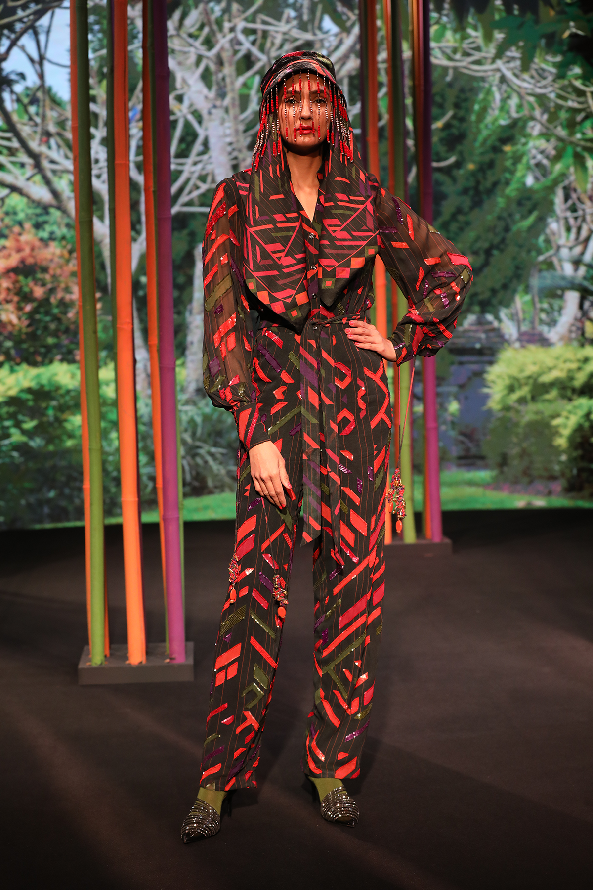 Multi-printed Jumpsuit