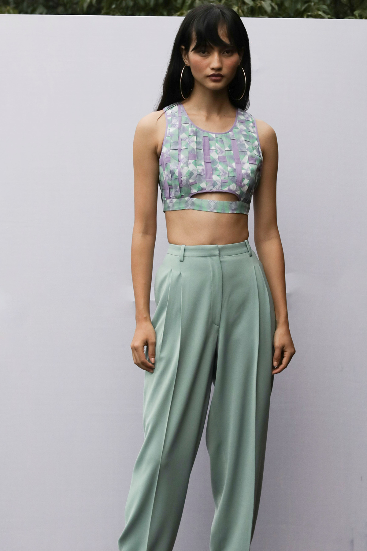 Mint Yoghurt Baggy Pants