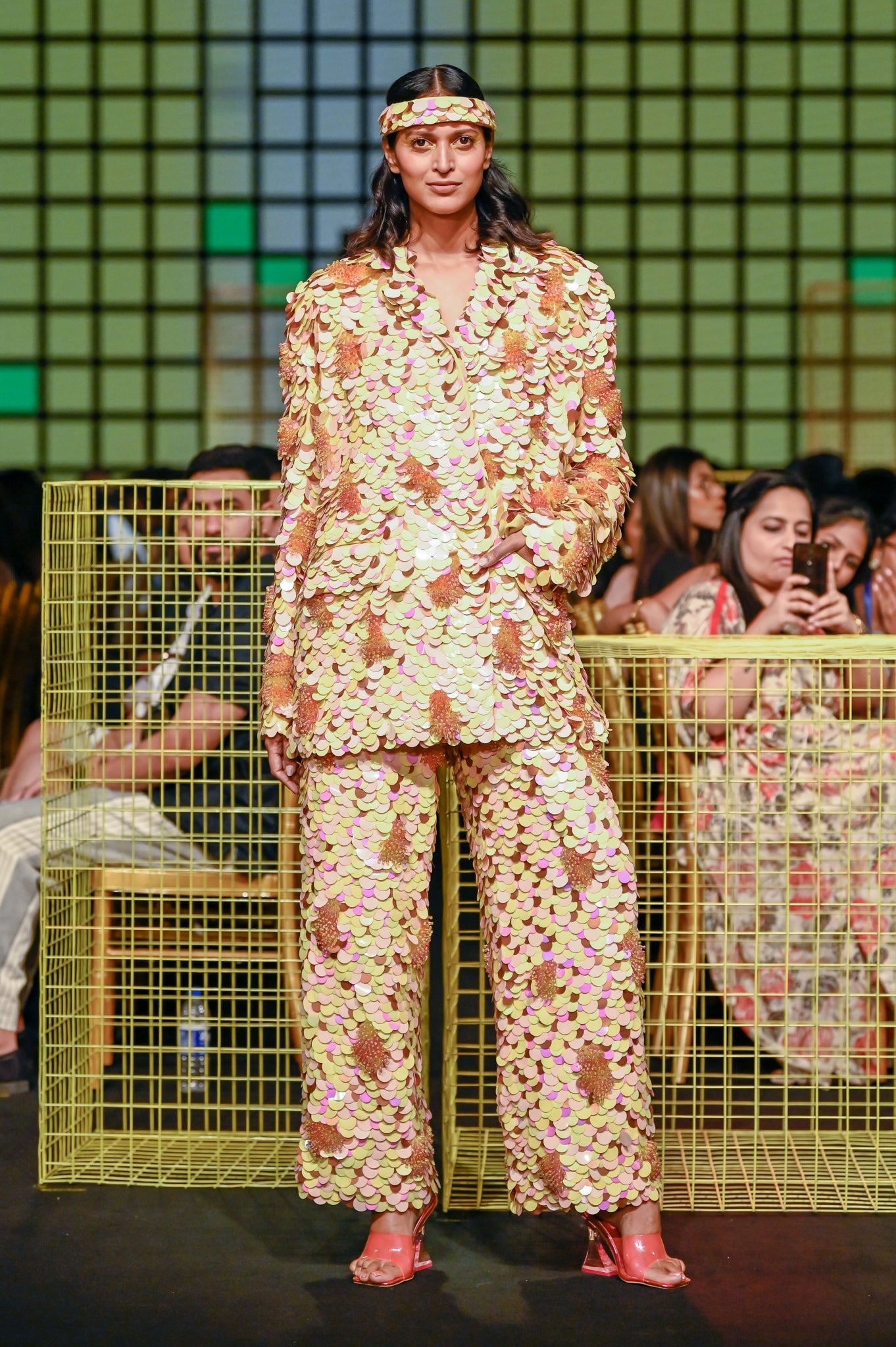 Embroidered Blazer Set