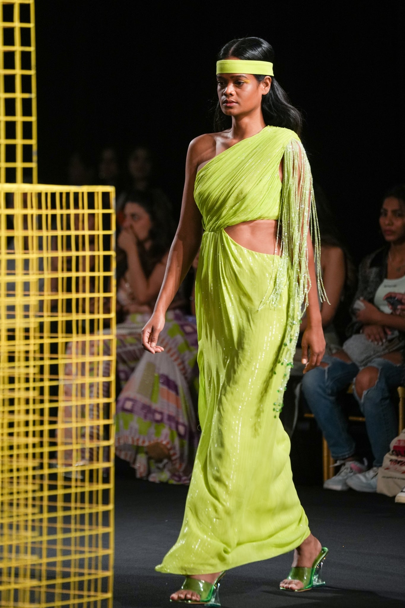 Lime Green Tassel Dress Lime Green Tassel Dress