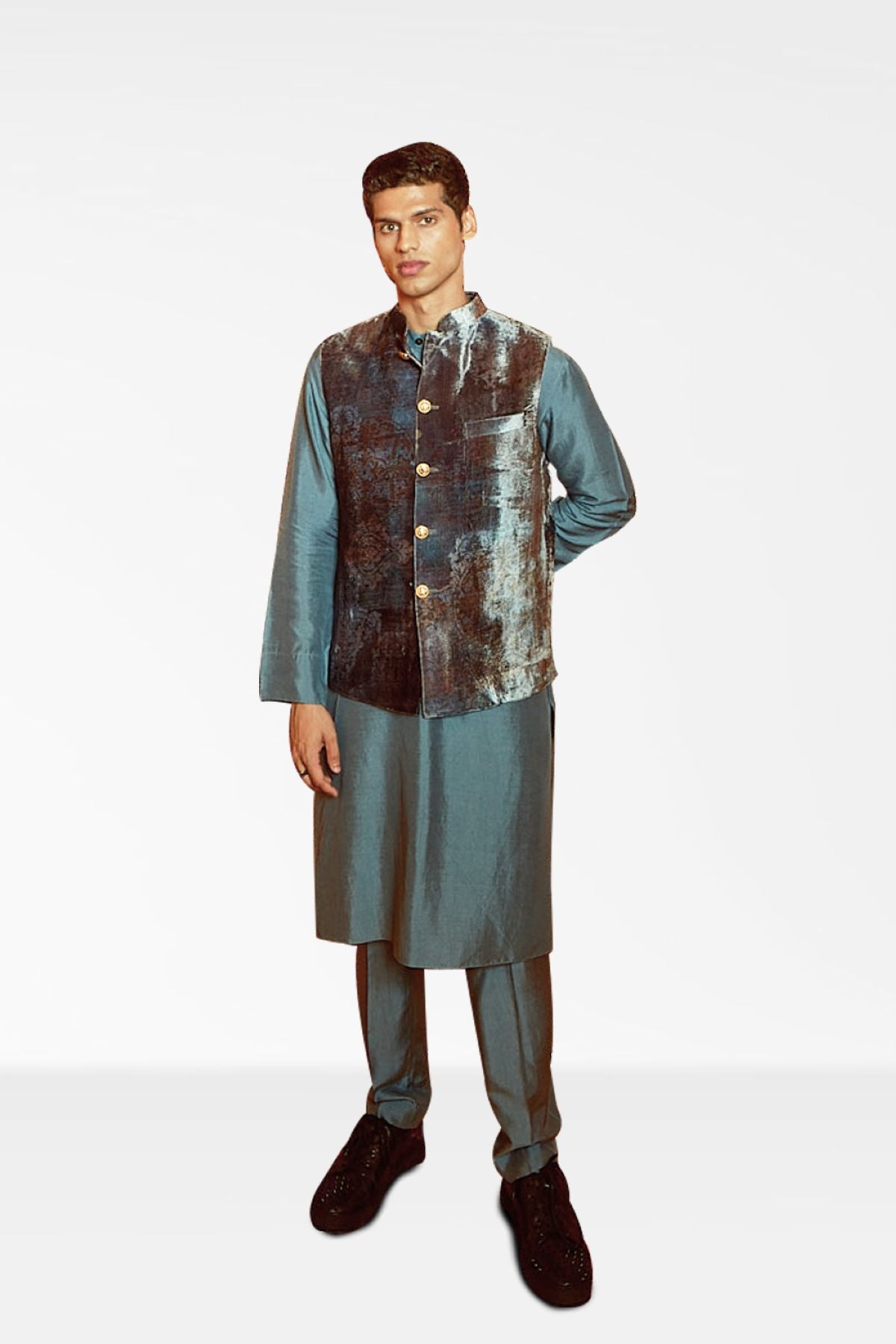 Kurta Set with Bandi