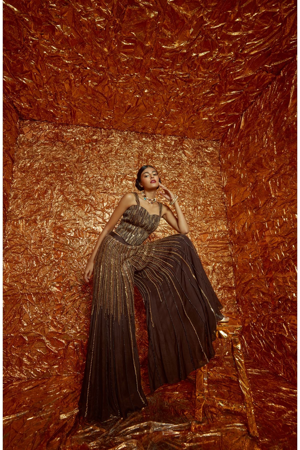 Embellished Sharara Set