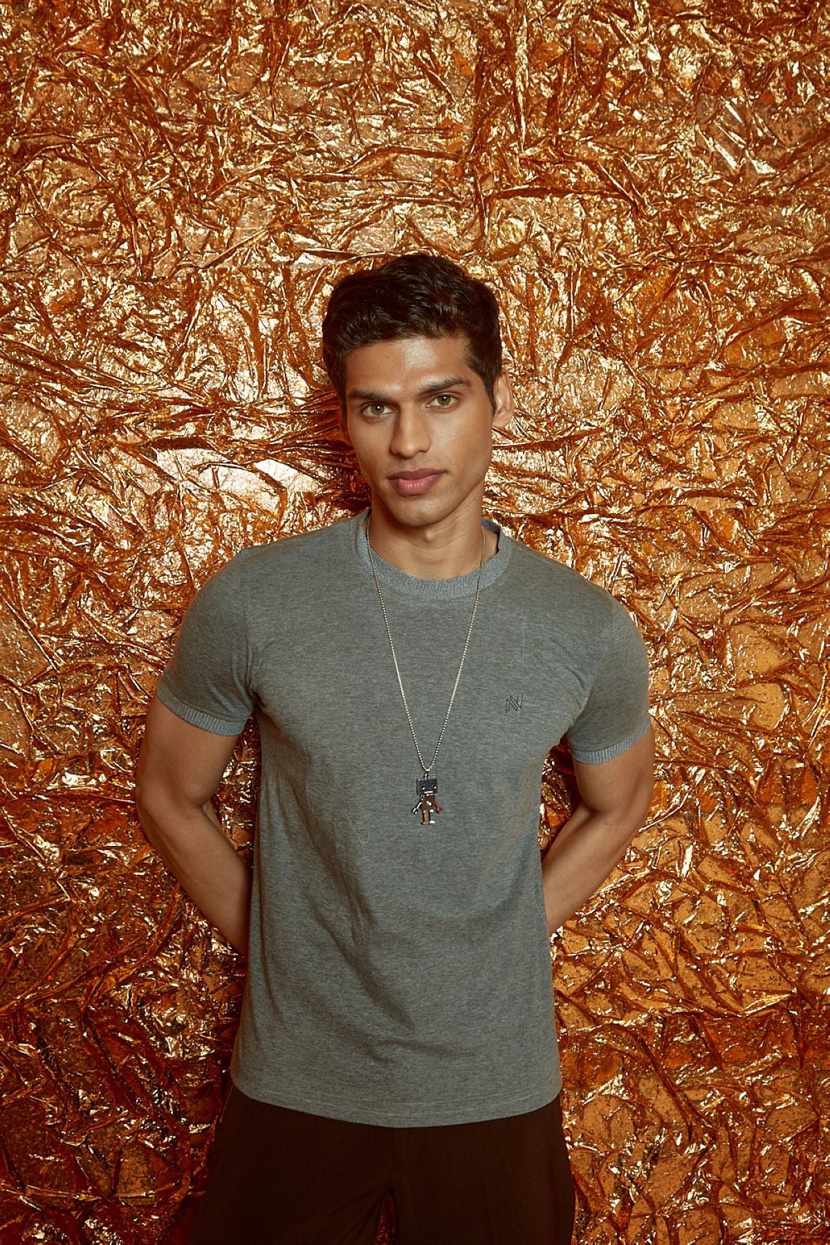 Grey T-Shirt with Logo