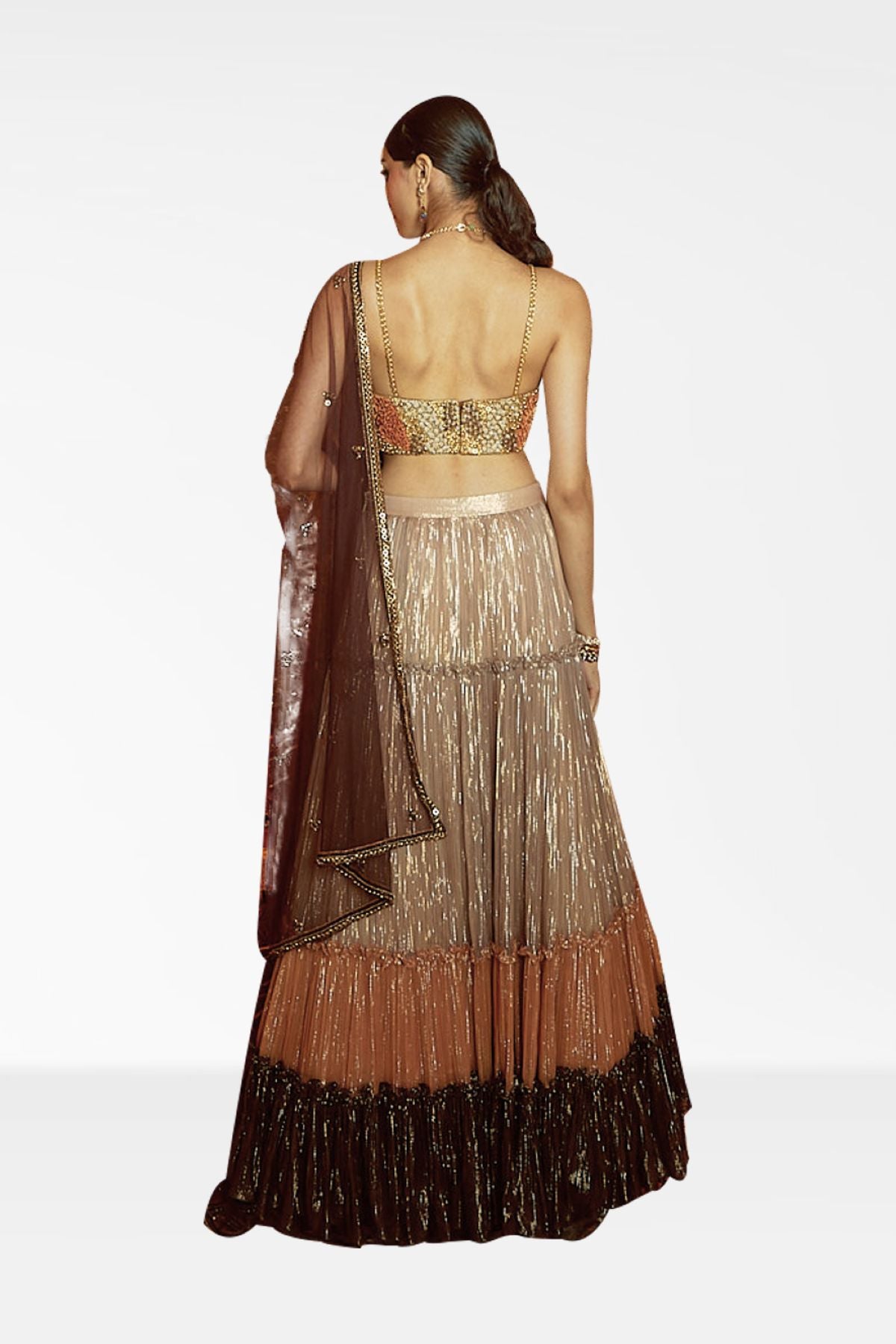 Embroidered Lehenga Set with Dupatta