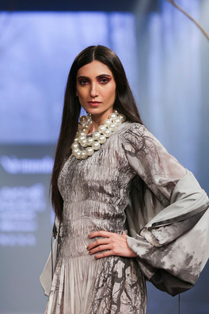 Smocking Asymmetrical Dress