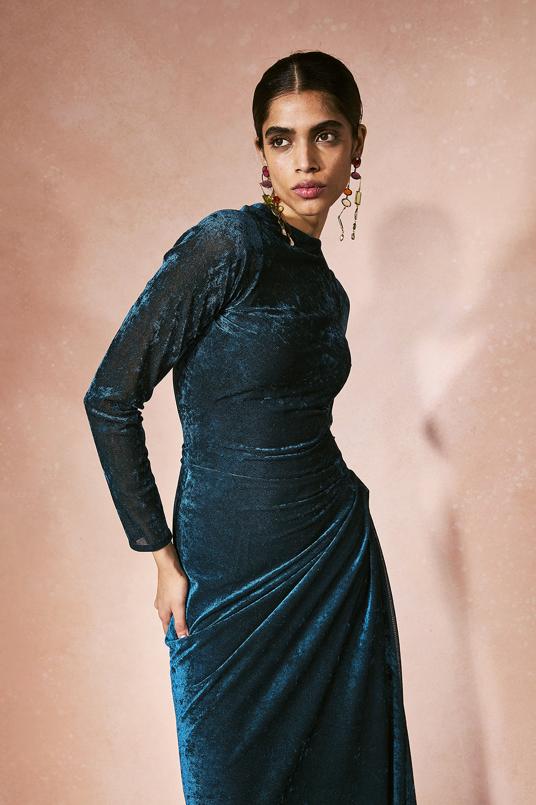 Midnight Drape dress