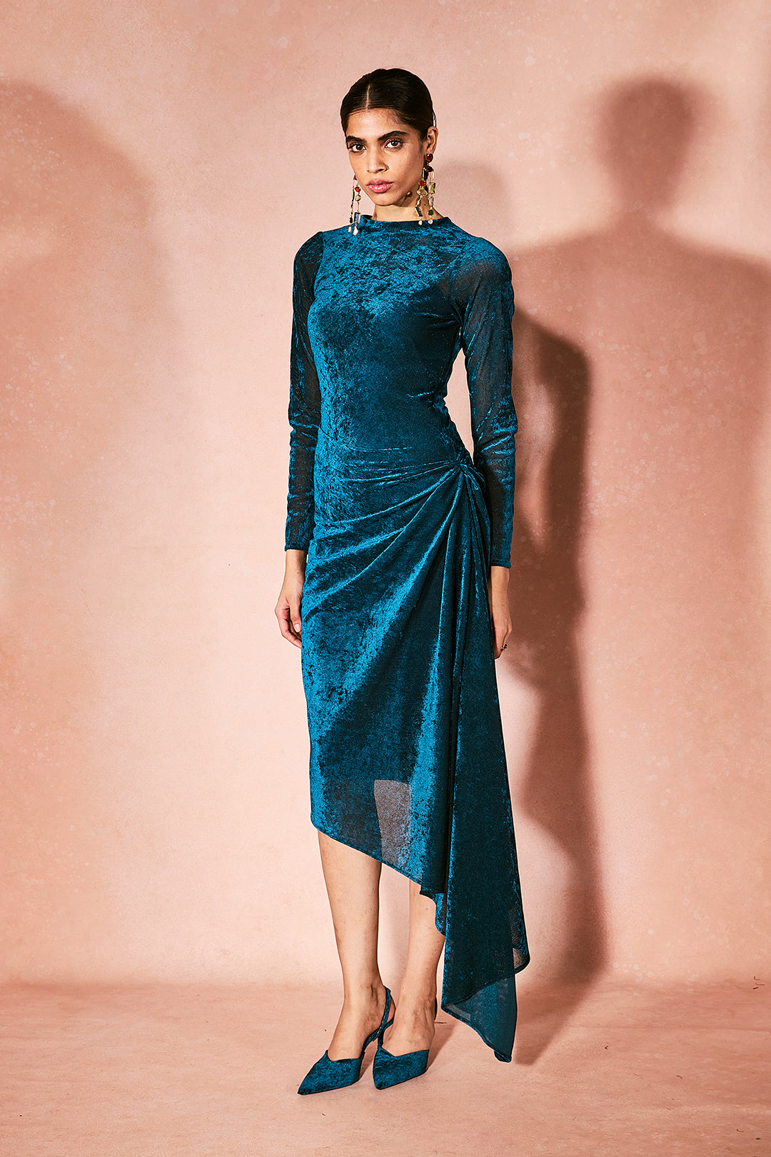 Midnight Drape dress