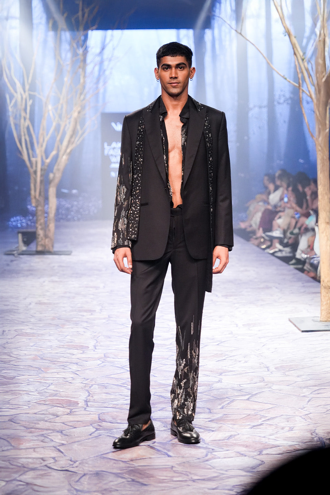 Embellished Blazer with Belt