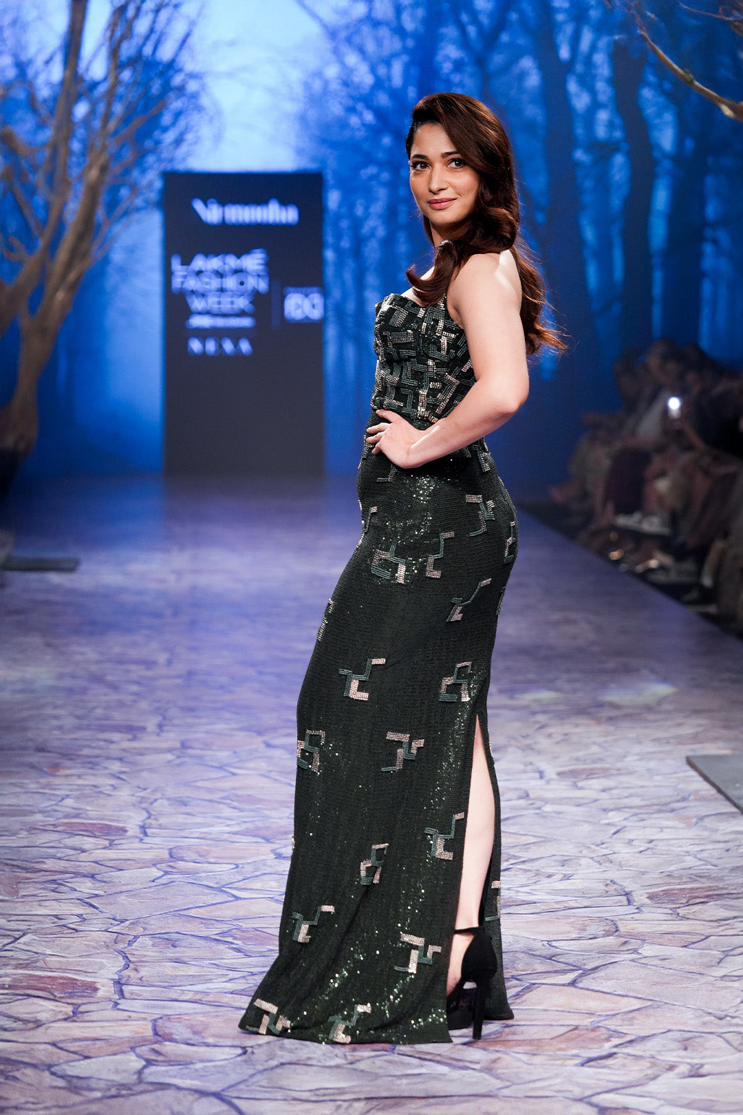 Embriodered Cocktail Gown