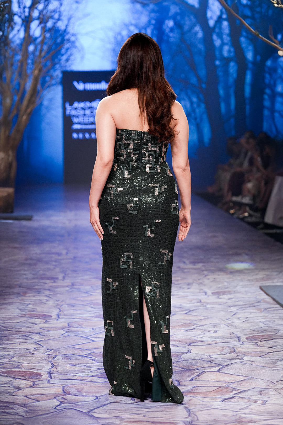 Embriodered Cocktail Gown