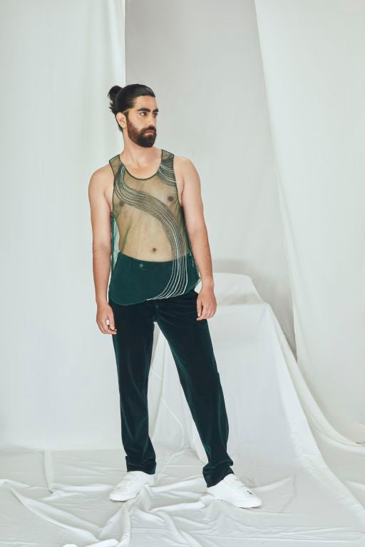 Emrald Tank Top with Cording Detailing