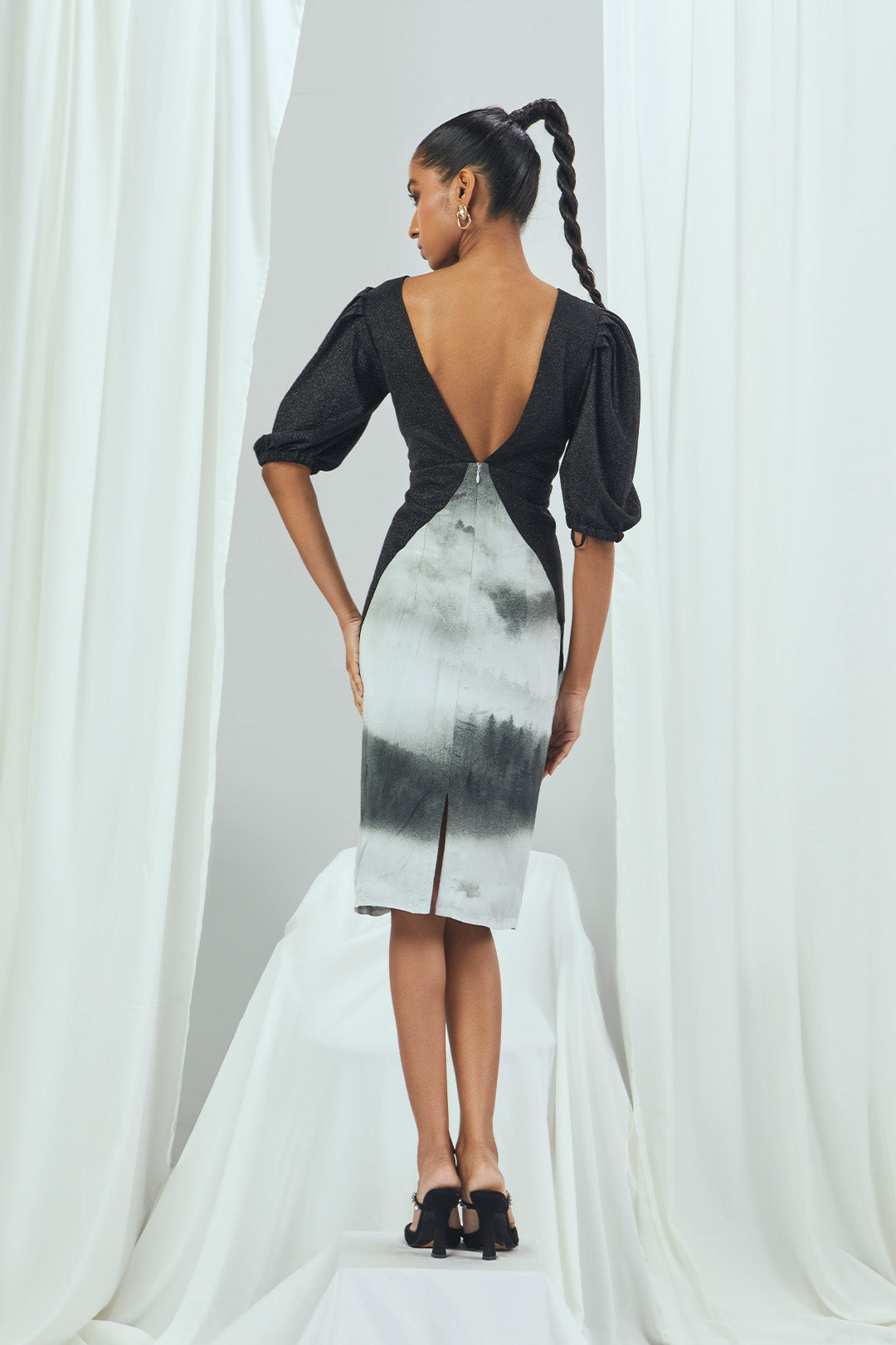 Printed Bodycon Dress