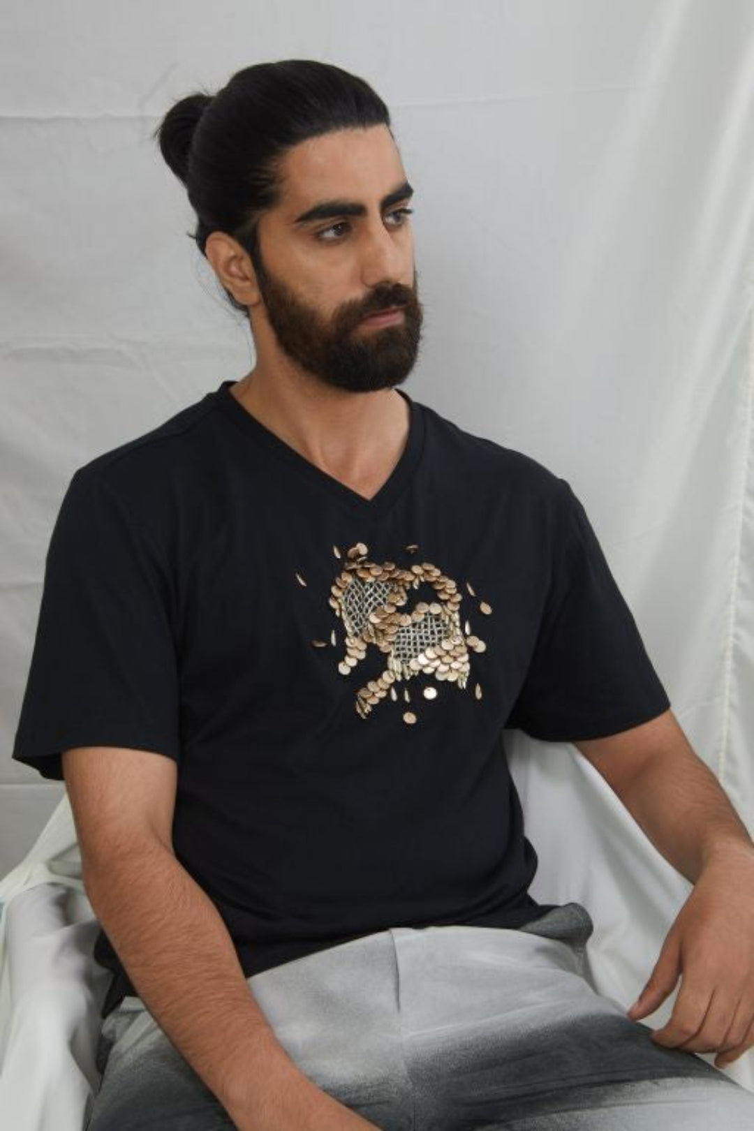 Carbon Embellished T-Shirt