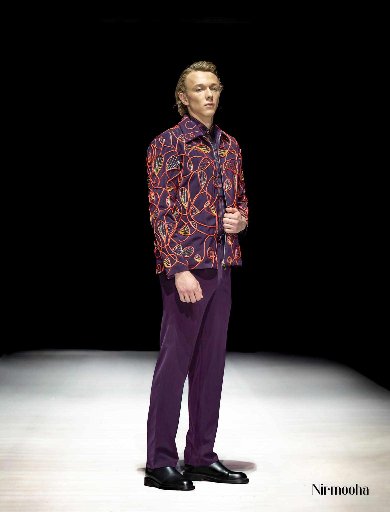 Plum Inferno Jacket Set