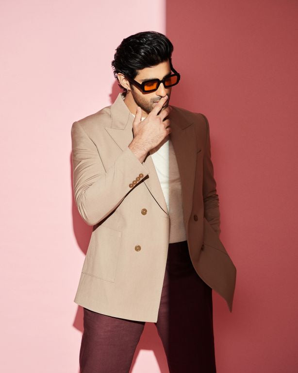 Ashim Gulati In Custom Nirmooha Beige Blazer